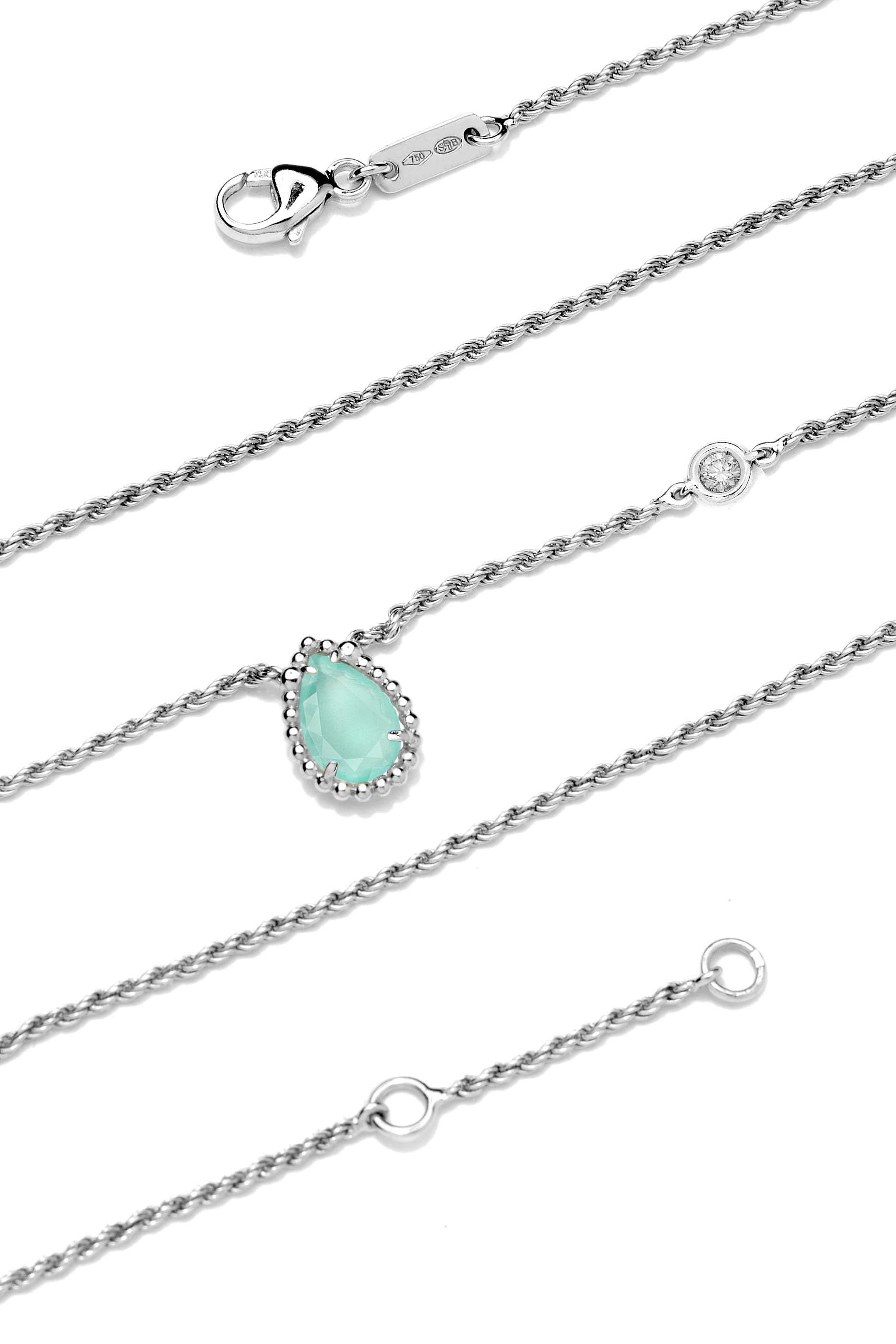 Serpent Bohème Aquaprase Pendant