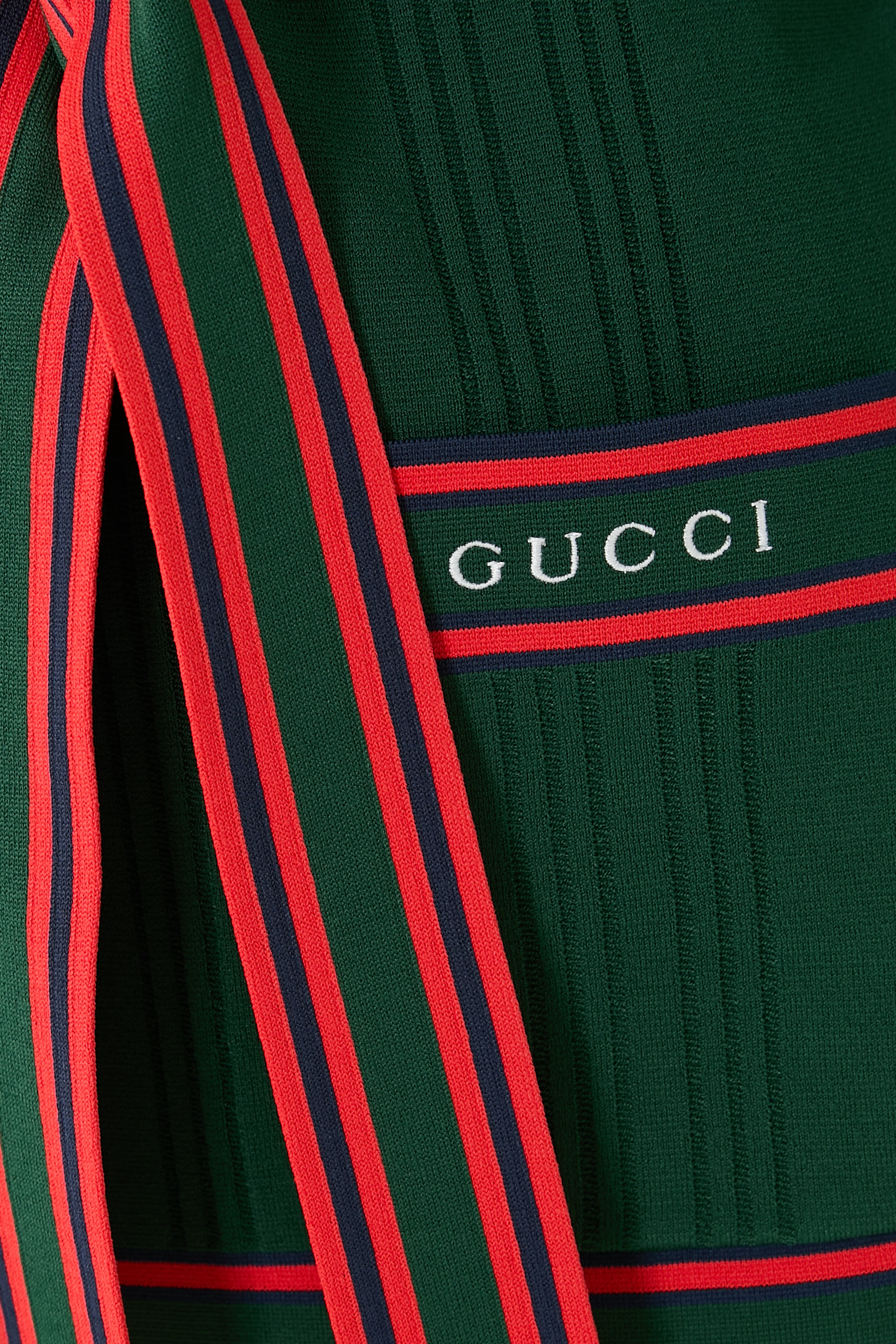 Cardigan with Striped Trim