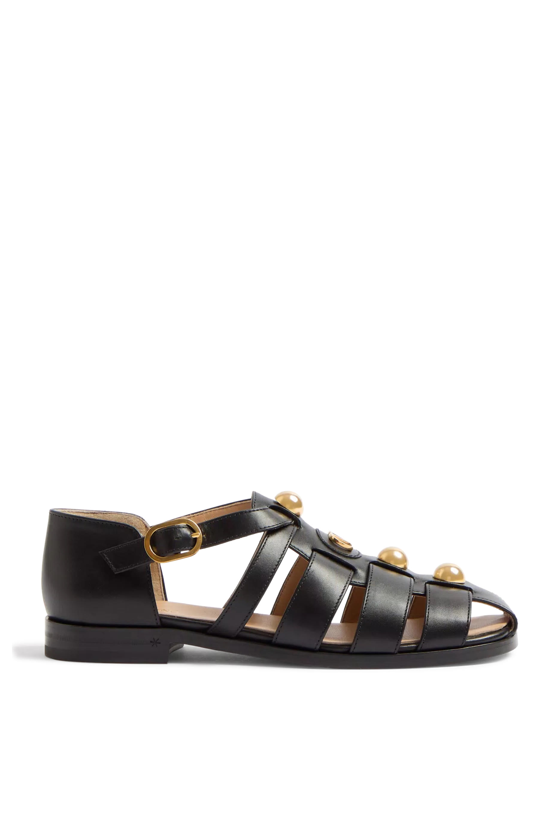 VLogo Signature Calfskin Fisherman Sandals