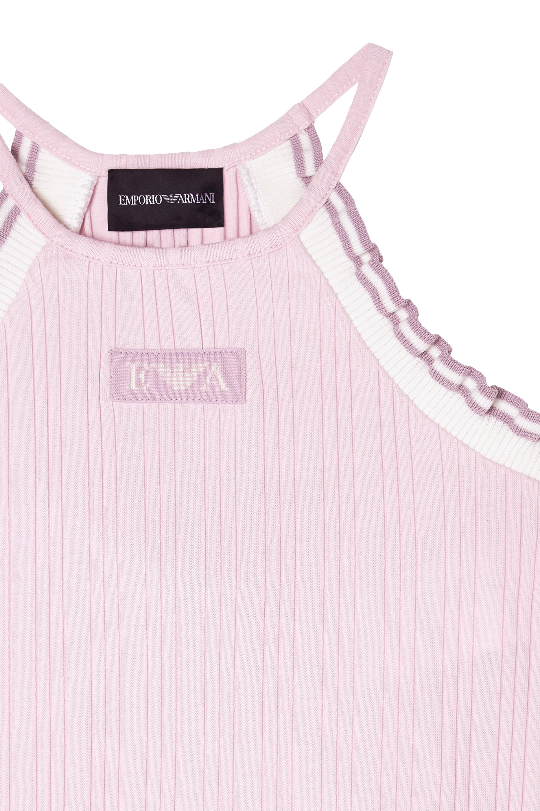 Kids Ribbed Knit Top & Shorts Set