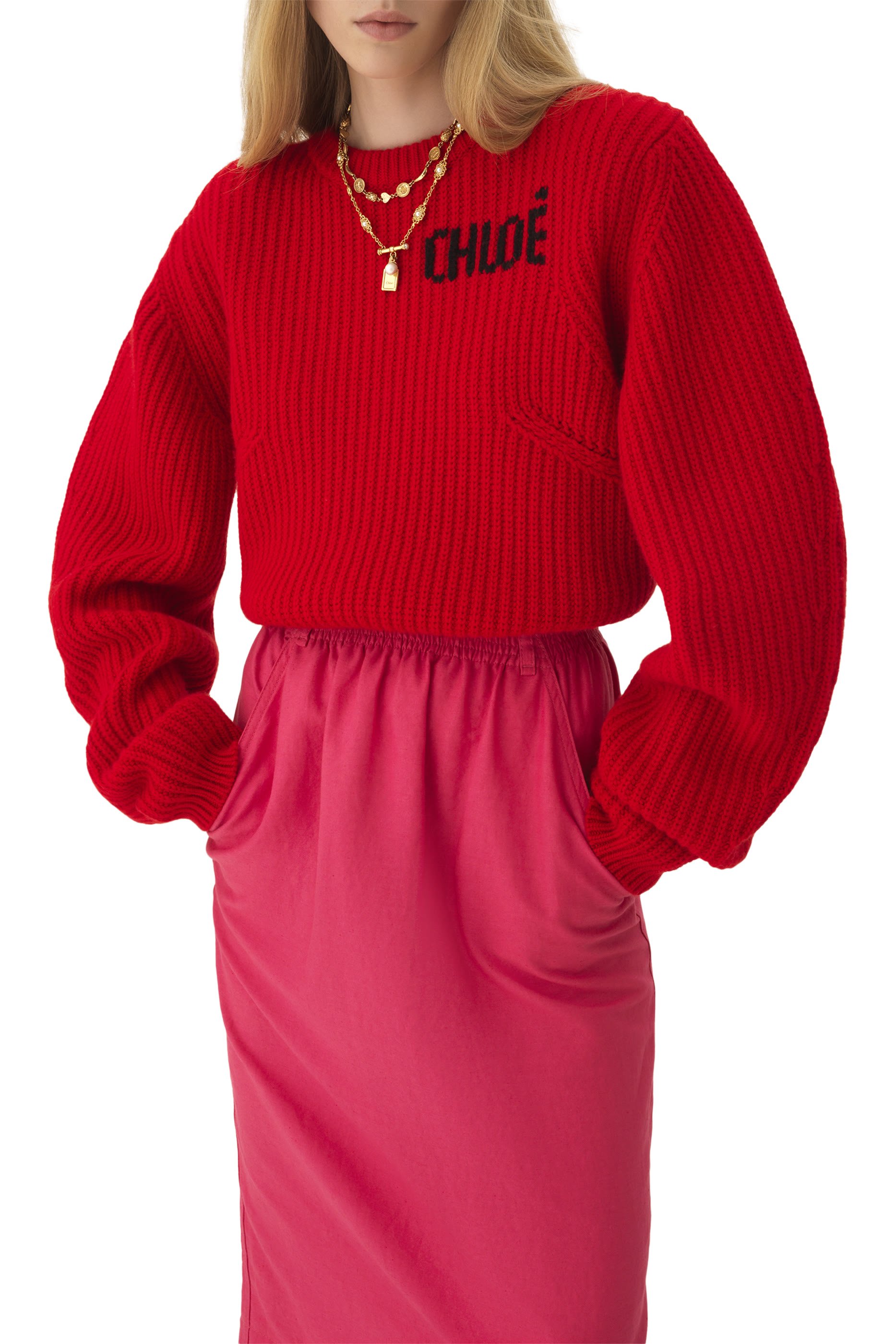  Oversized Logo Jumper