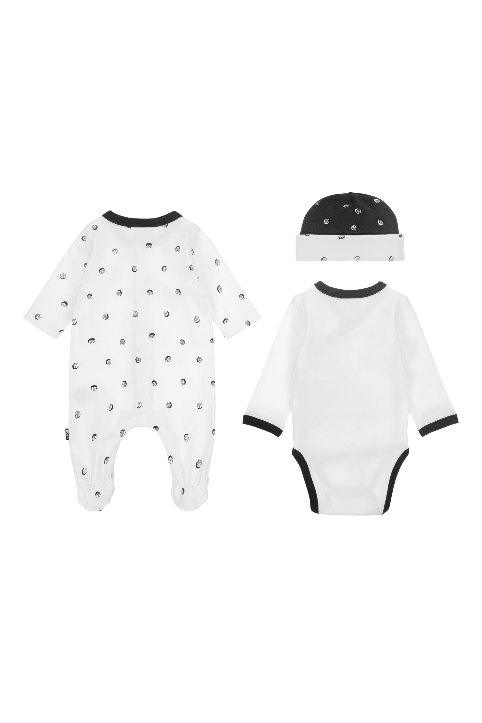 Kids Three-Piece Polka Dot Babygrow
