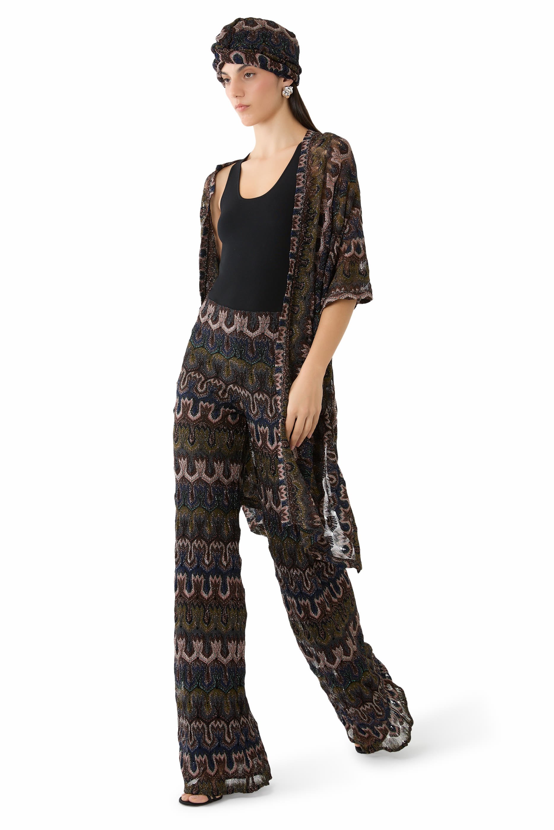 Viscose Lam&eacute; Trousers