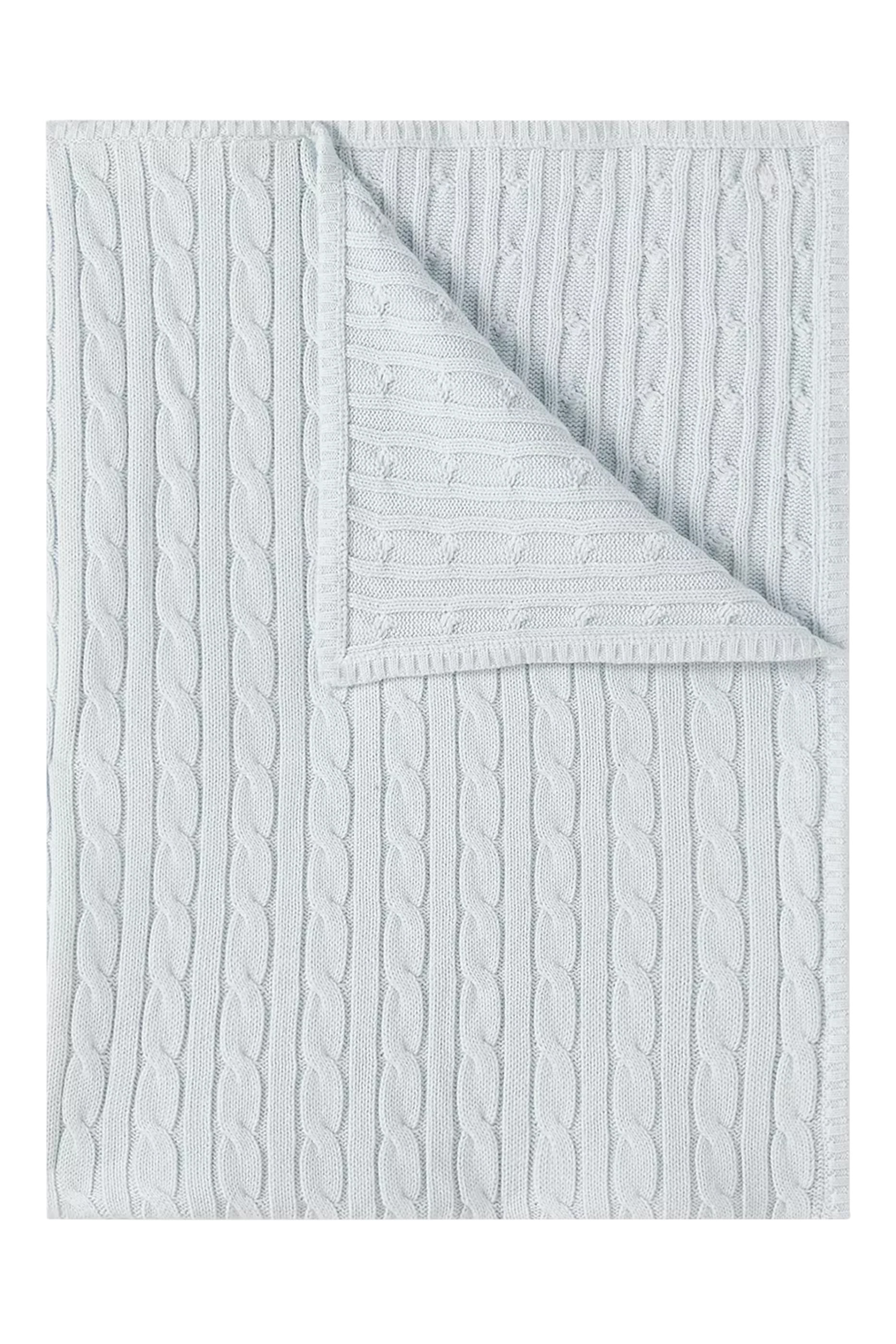 Kids Cable-Knit Blanket
