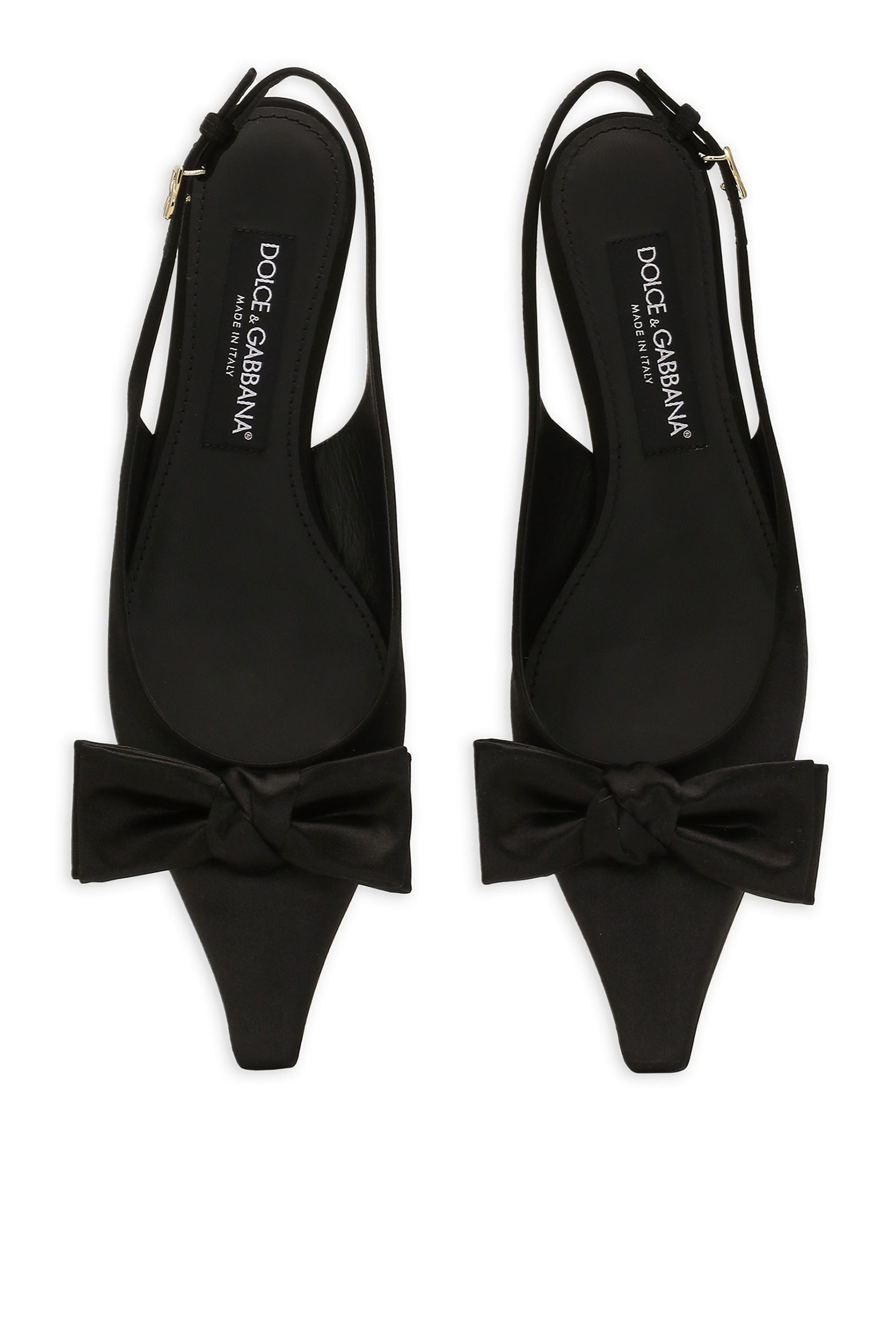 Bow Satin Pumps