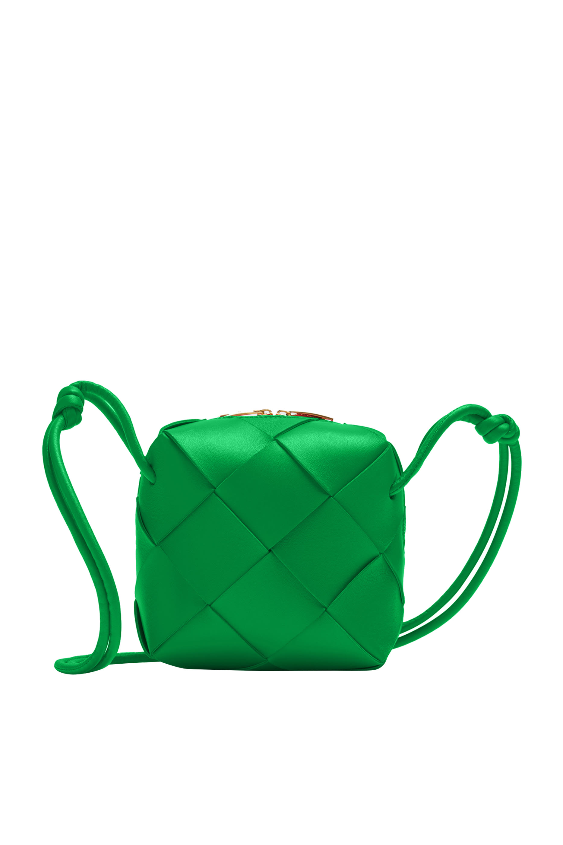 Mini Cassette Intrecciato Crossbody Bag