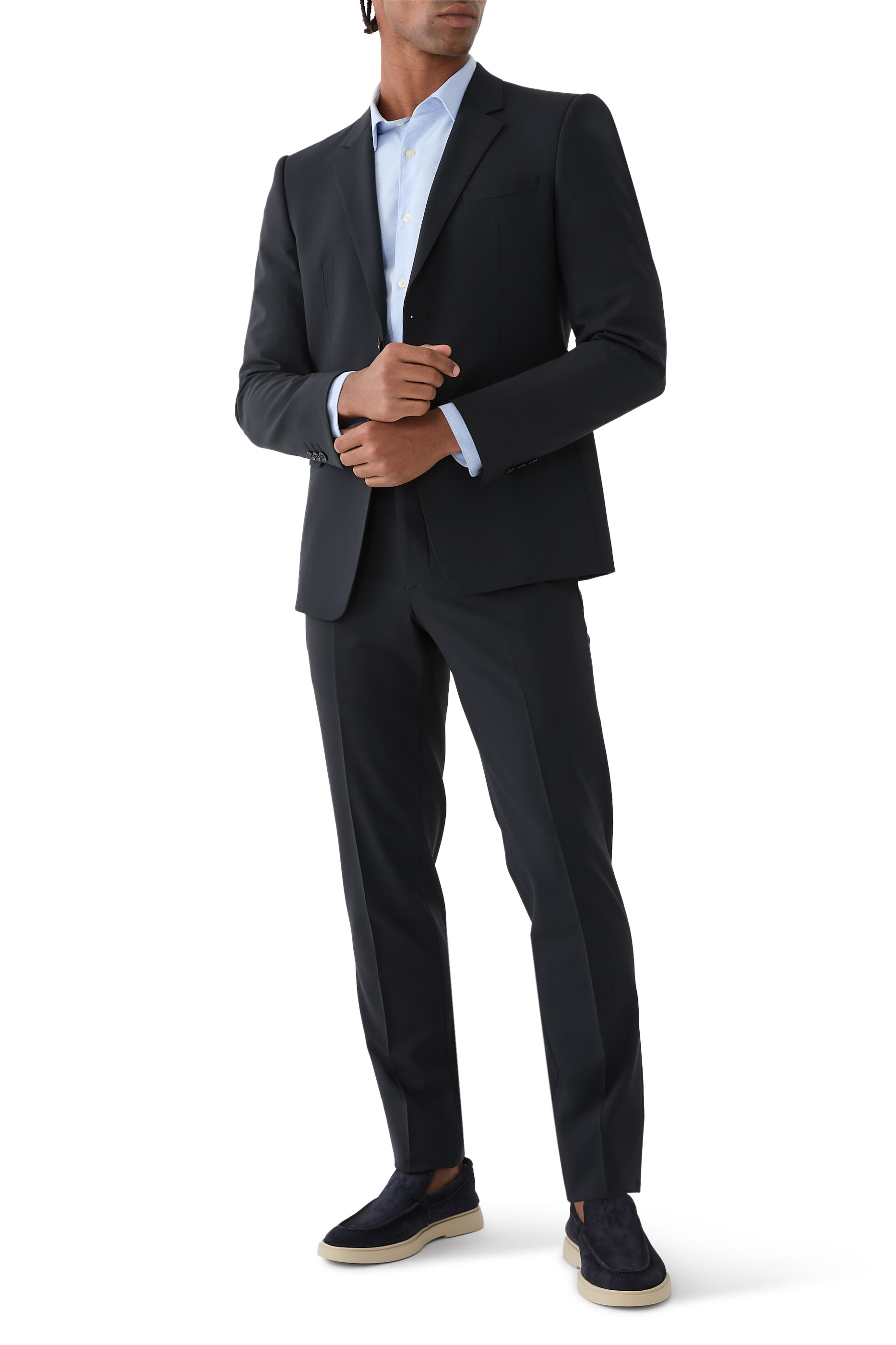 Single-Breasted Suit in Virgin-Wool