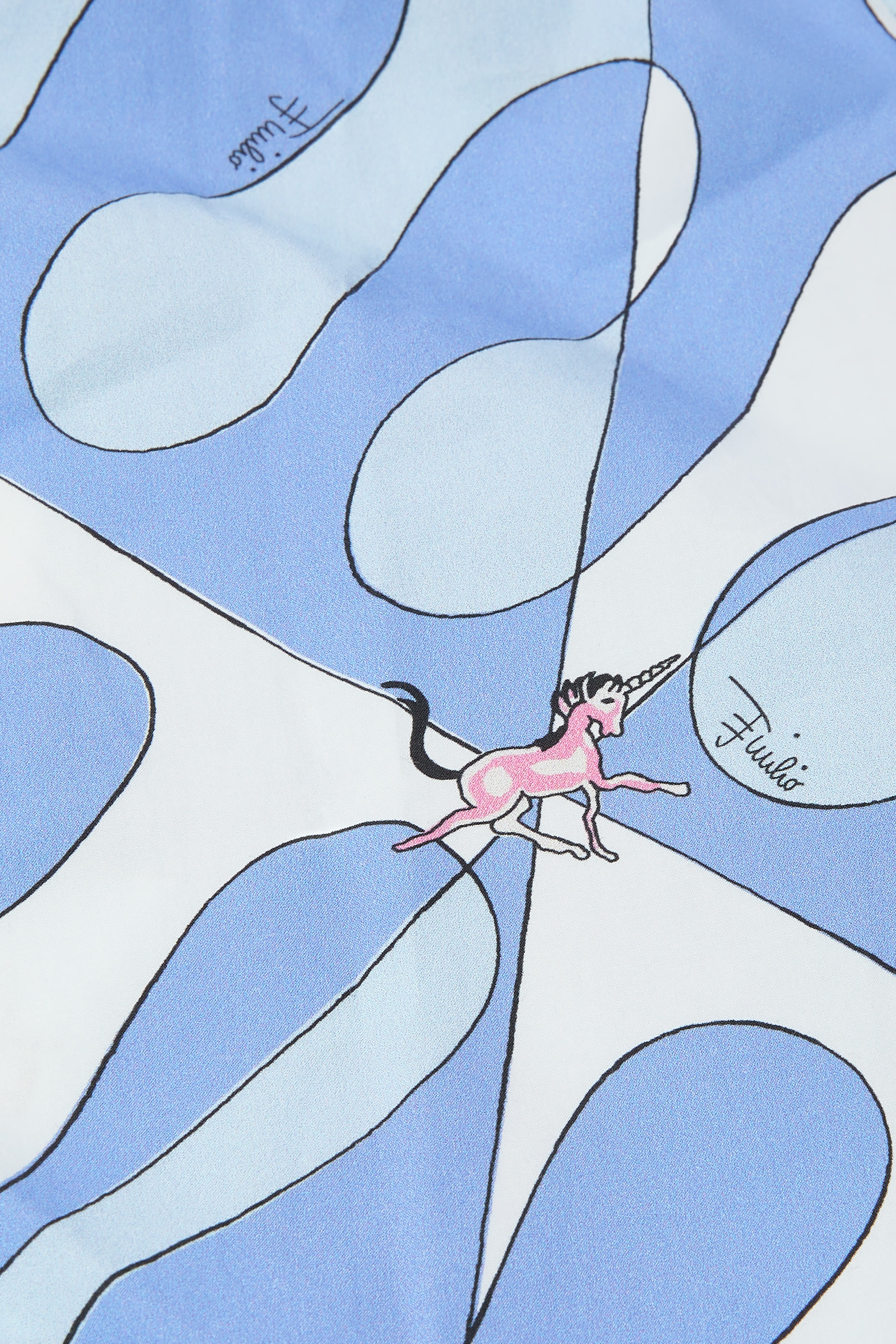 Kids Printed Wide-Leg Trousers