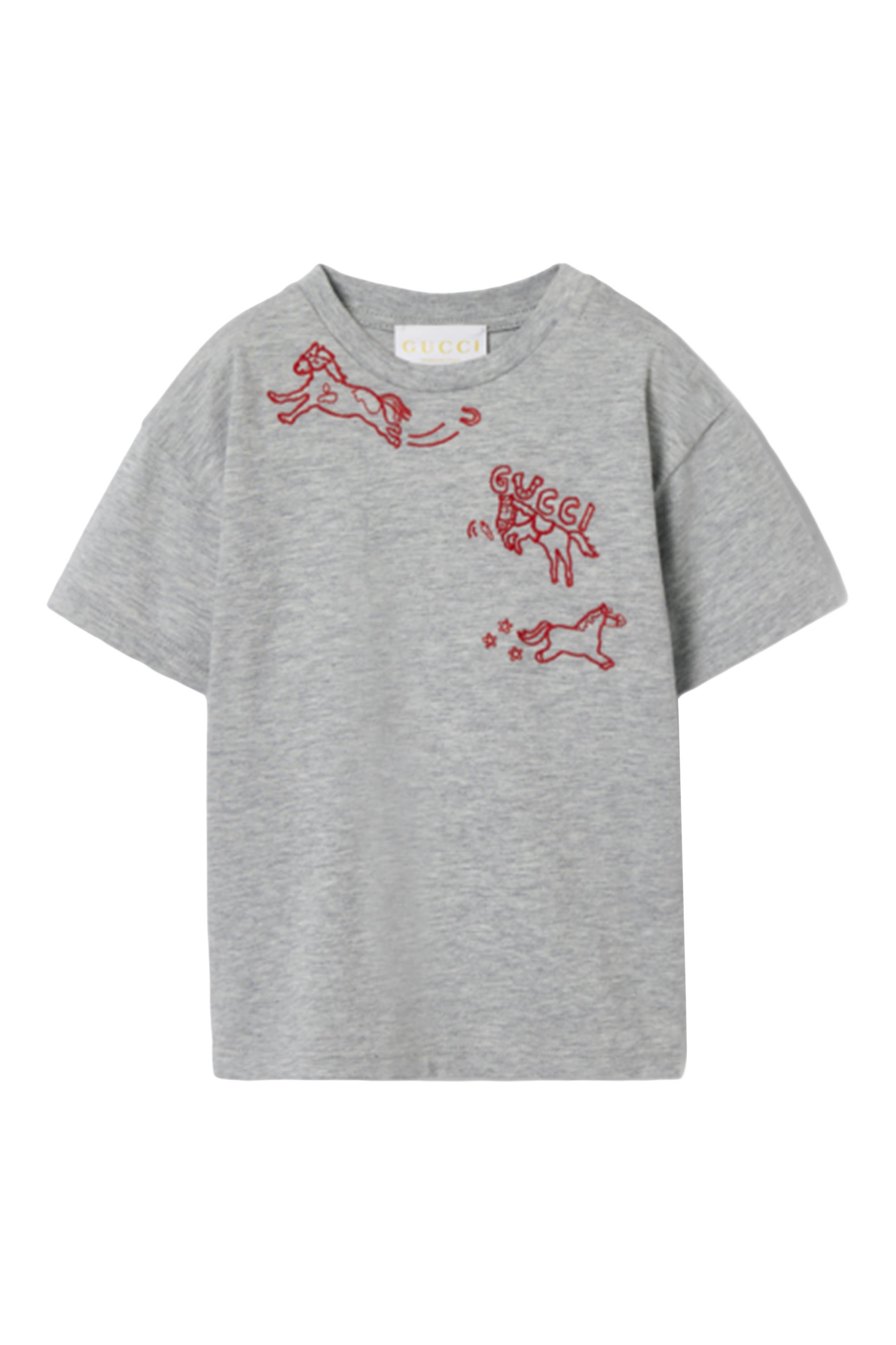 Kids Cotton T-Shirt with Embroidery