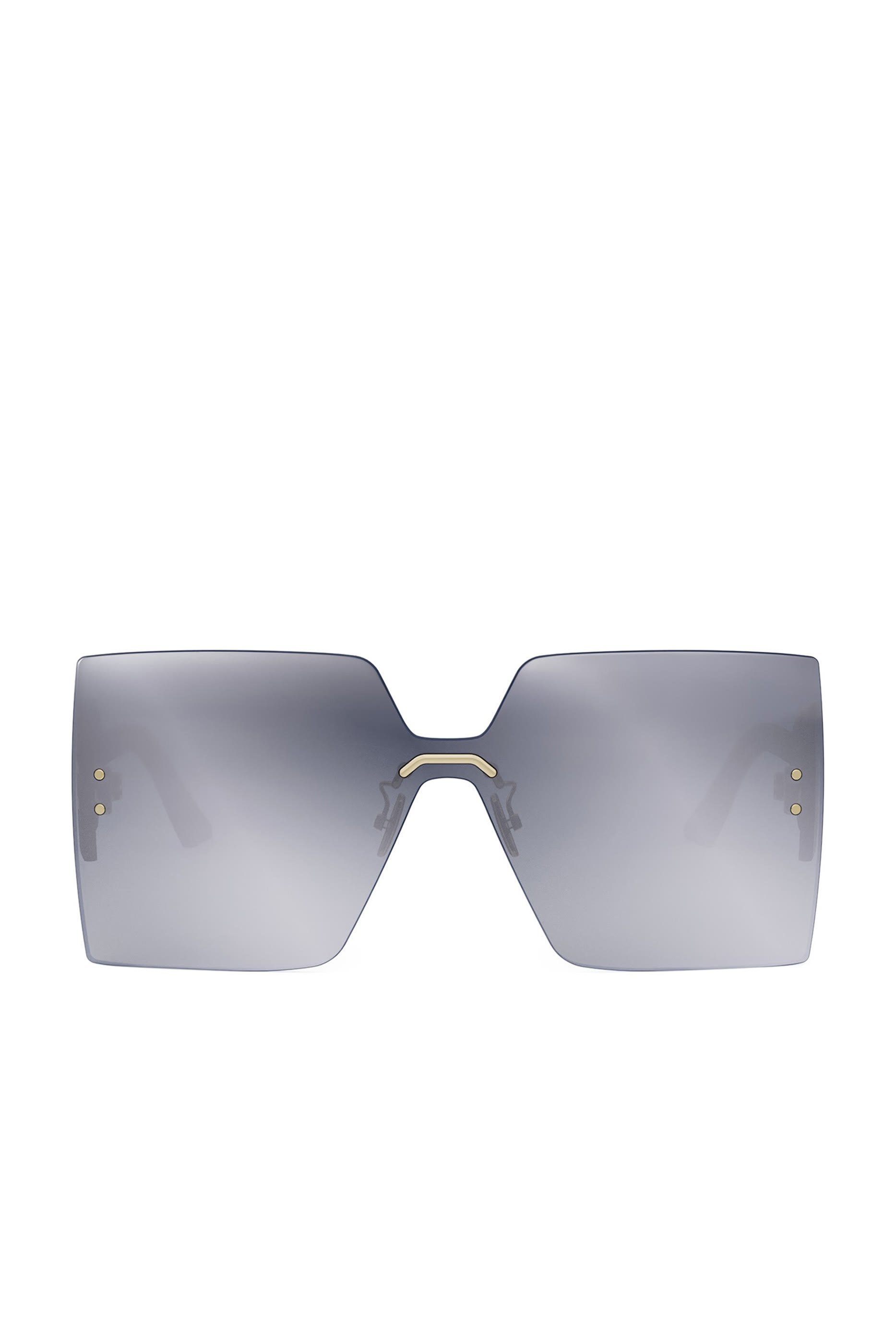DiorClub M5U Silver Geometric Sunglasses