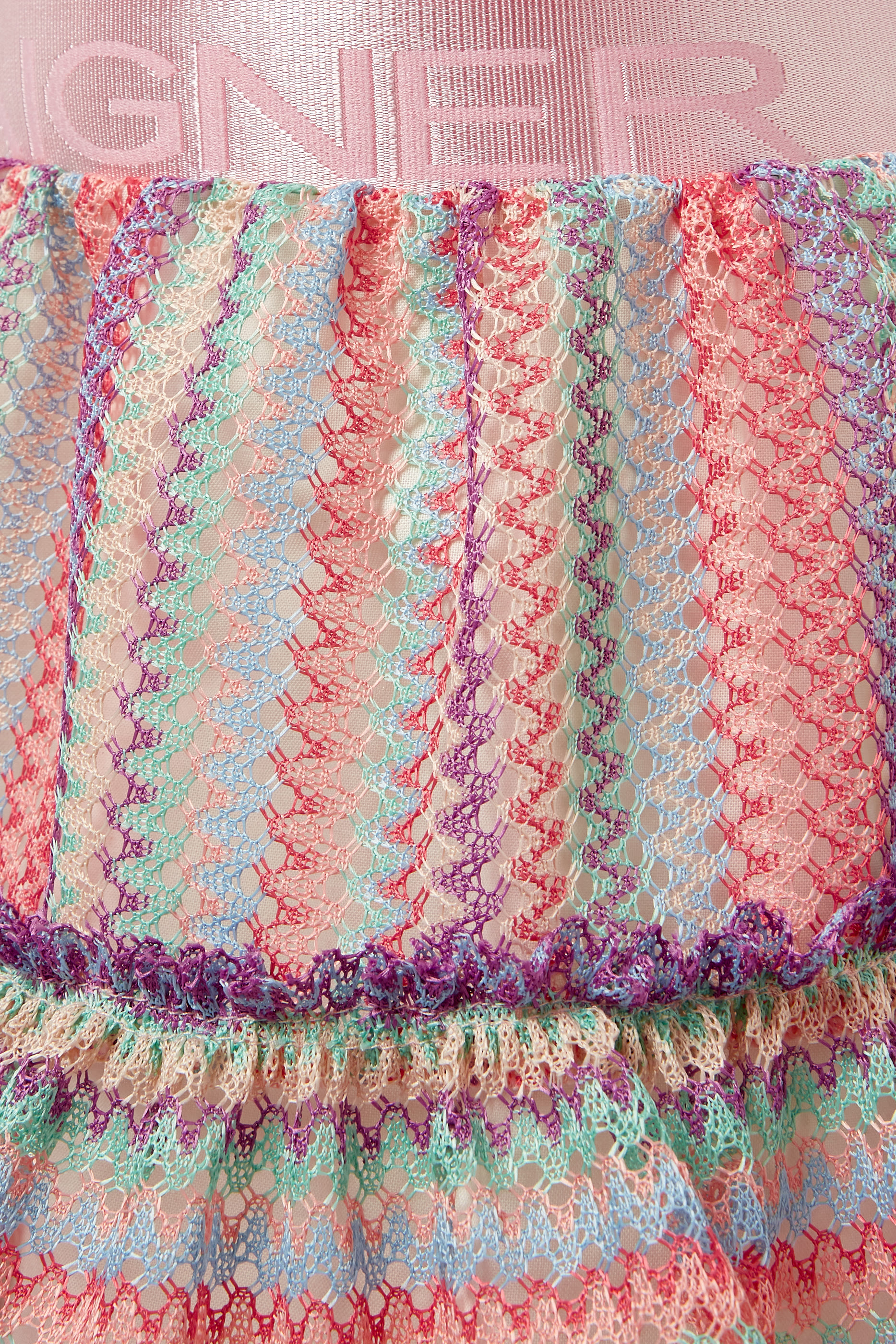 Kids Woven Zig-Zag Skirt
