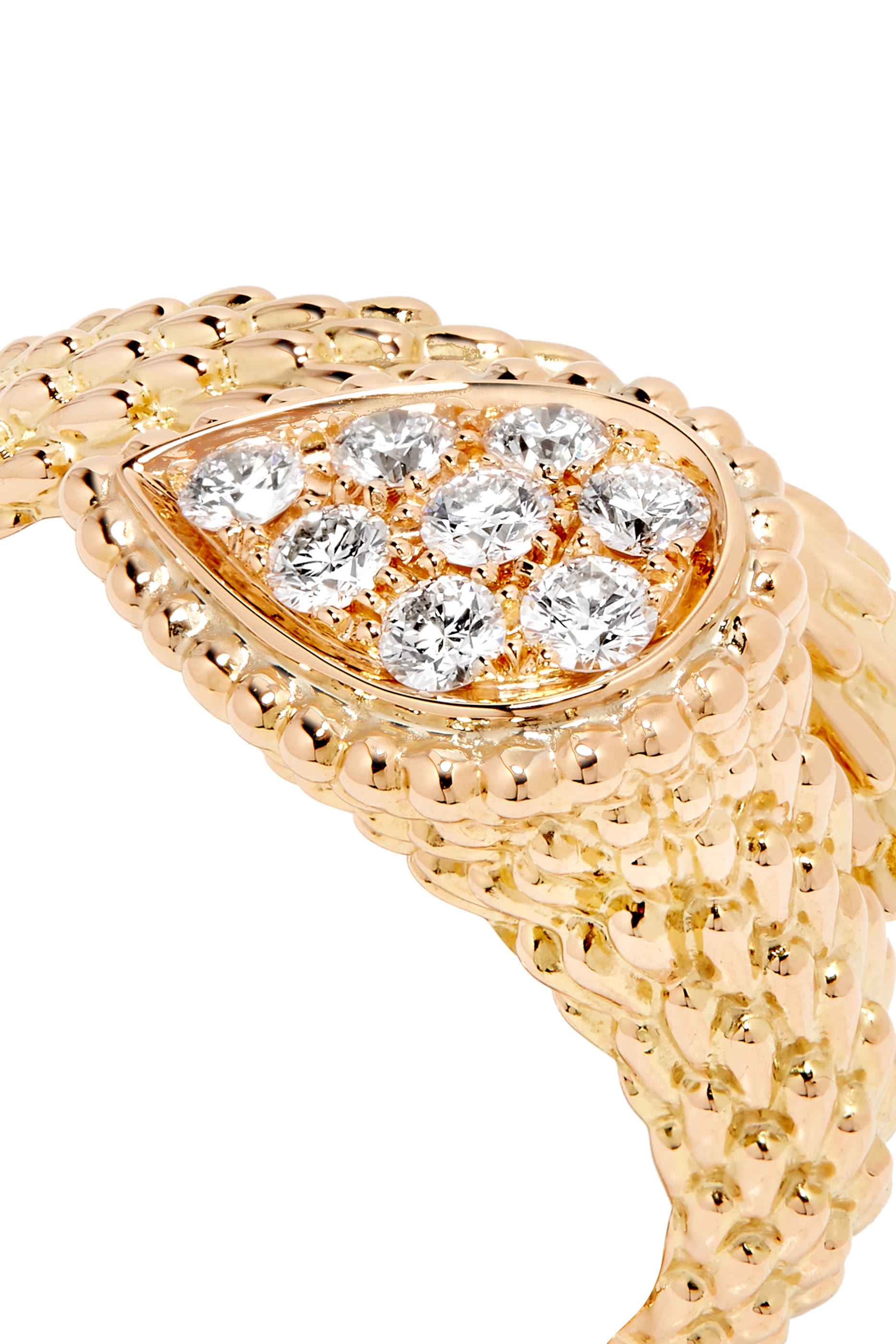 Serpent Bohème Ring, 18k Yellow Gold & Diamonds