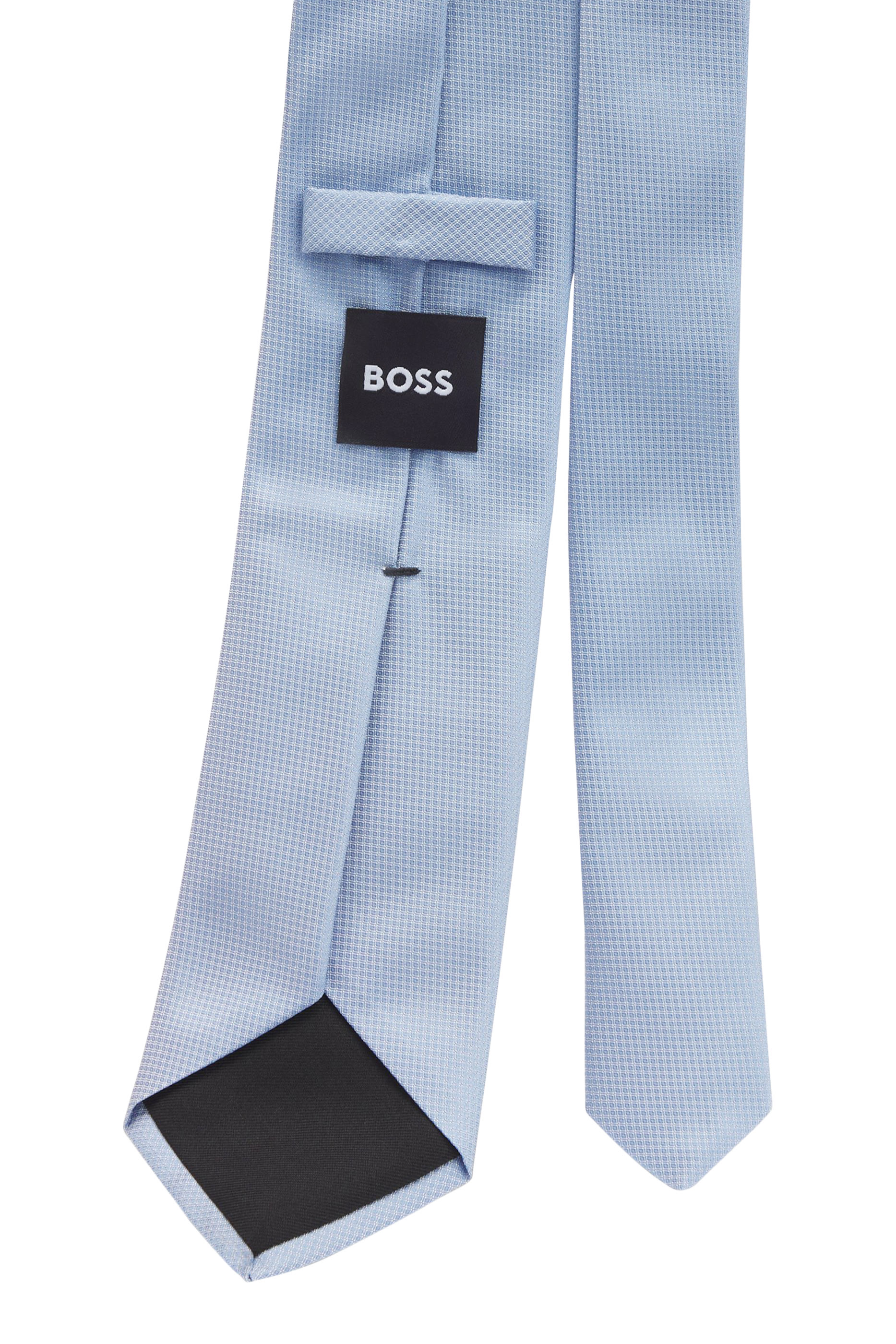 Micro-Pattern Jacquard Silk Tie