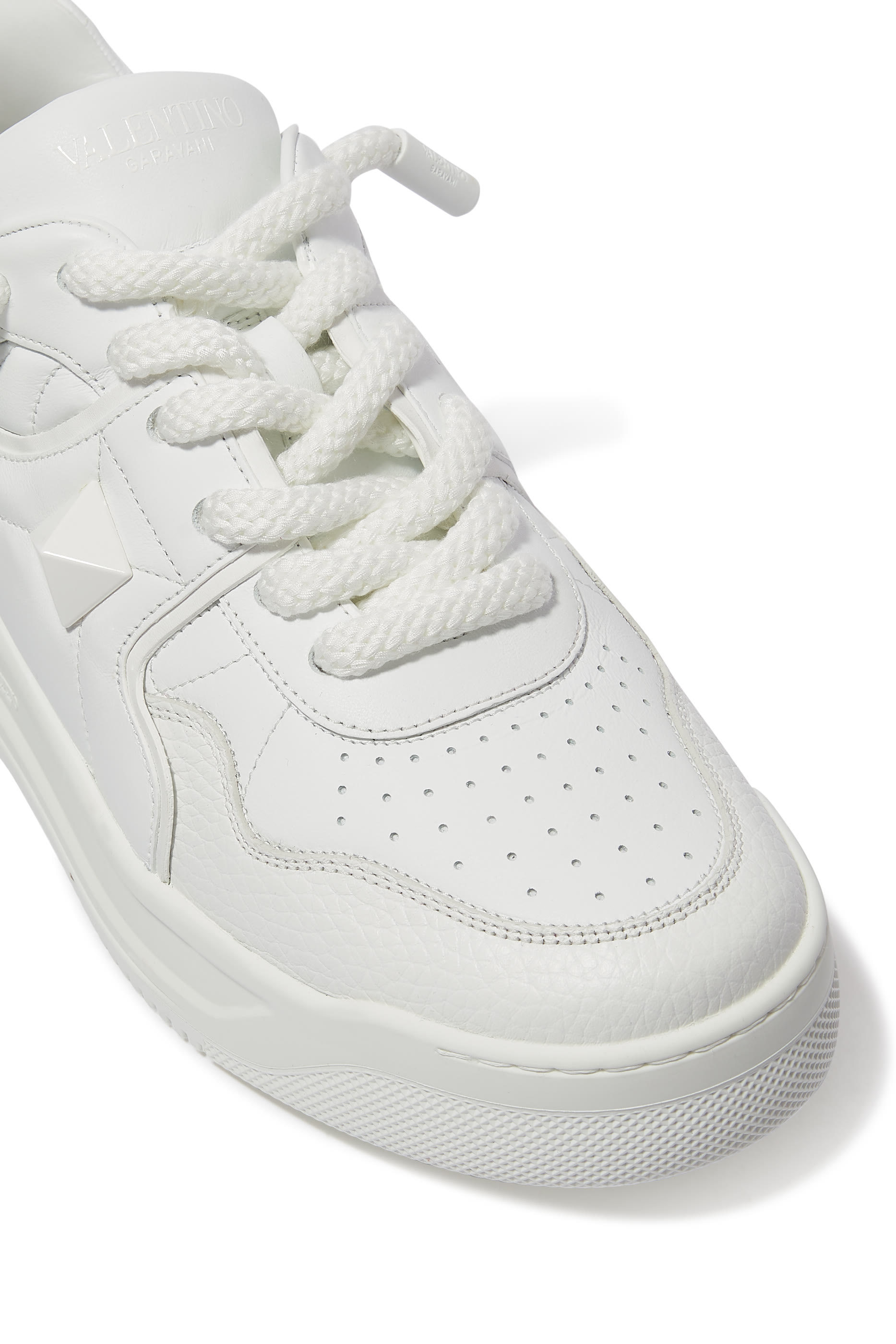 Valentino Garavani One Stud Low-Top Leather Sneakers