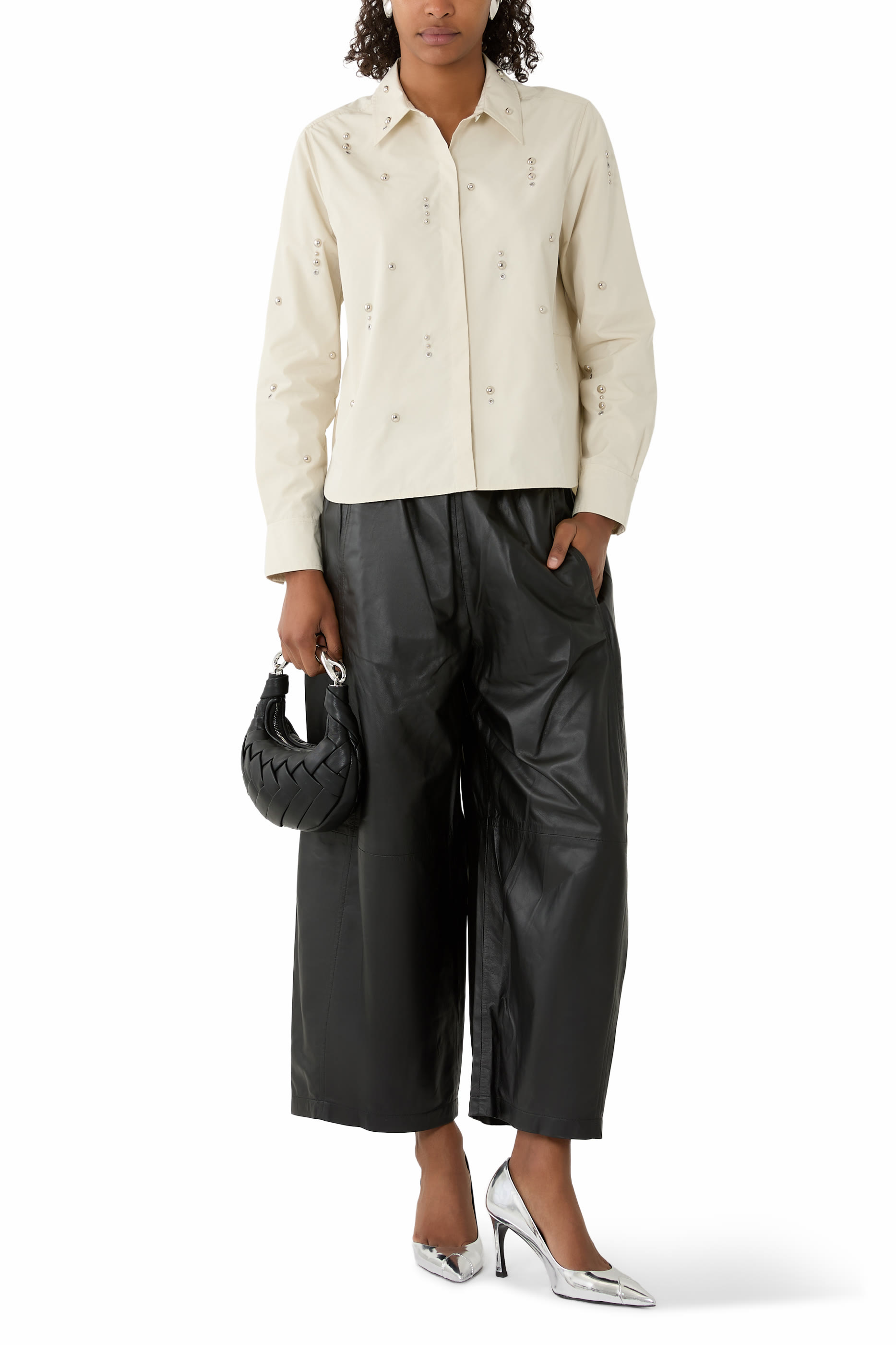 Stud Embellished Shirt