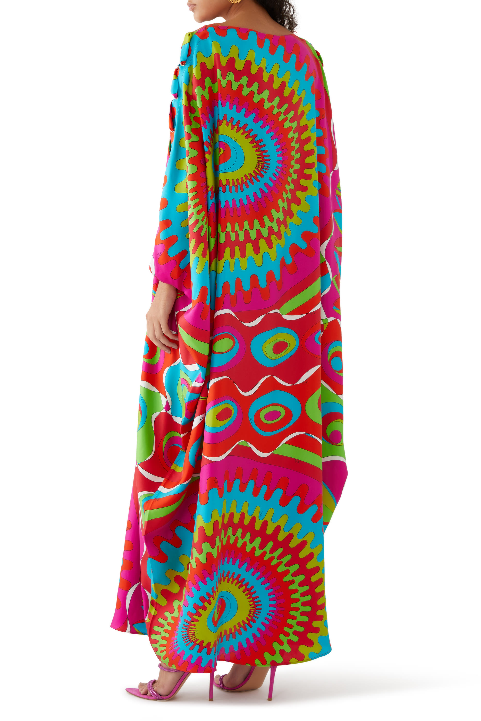 Bersaglio-Print Cotton T-Shirt Dress