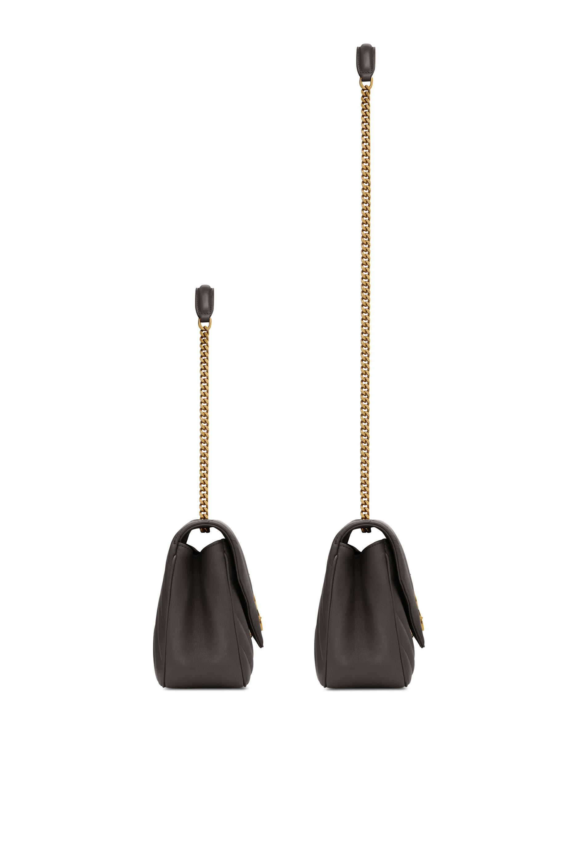 Loulou Medium Chain Bag In Matelass&eacute; Lambskin