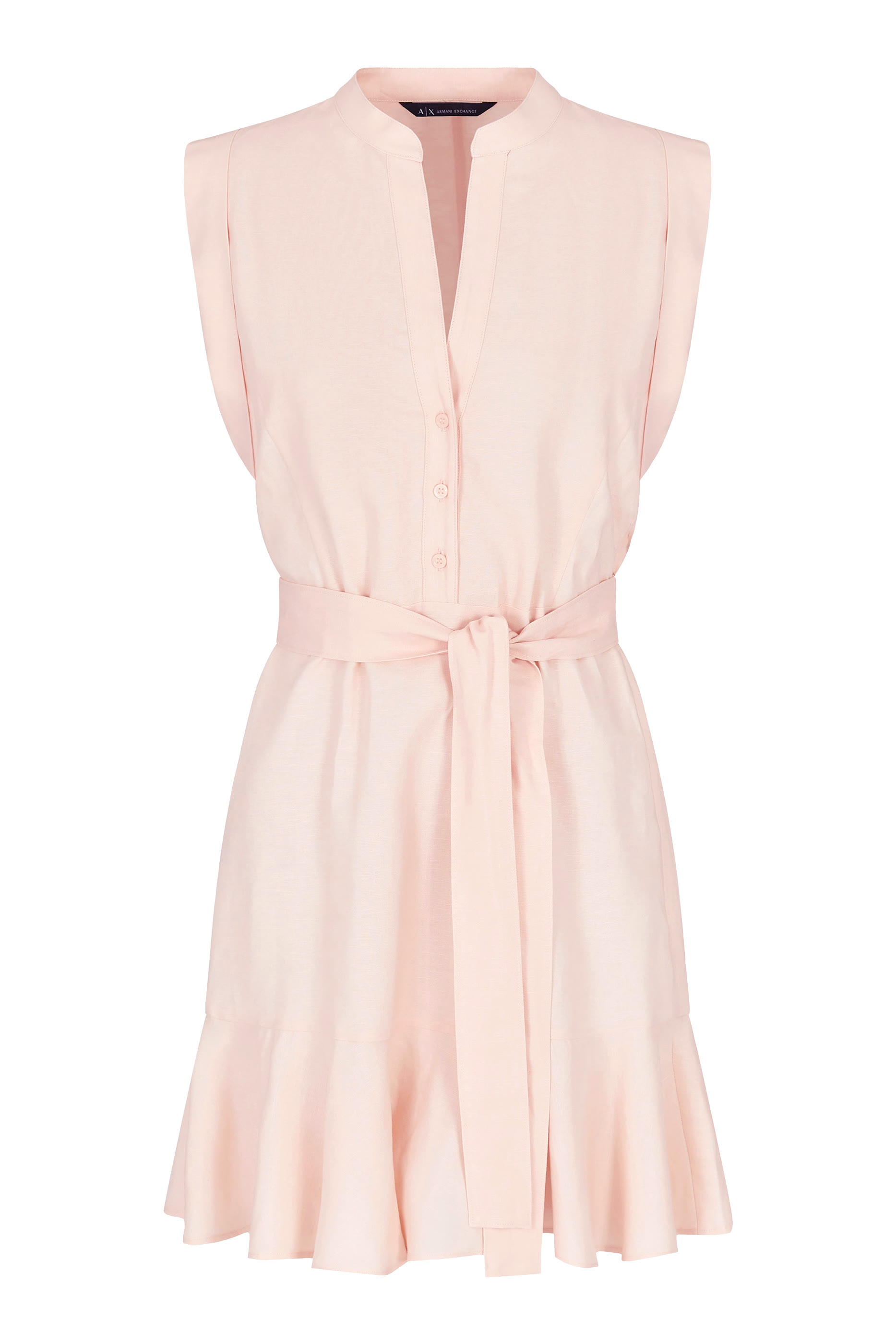  V-Neck Sleeveless Short Dress