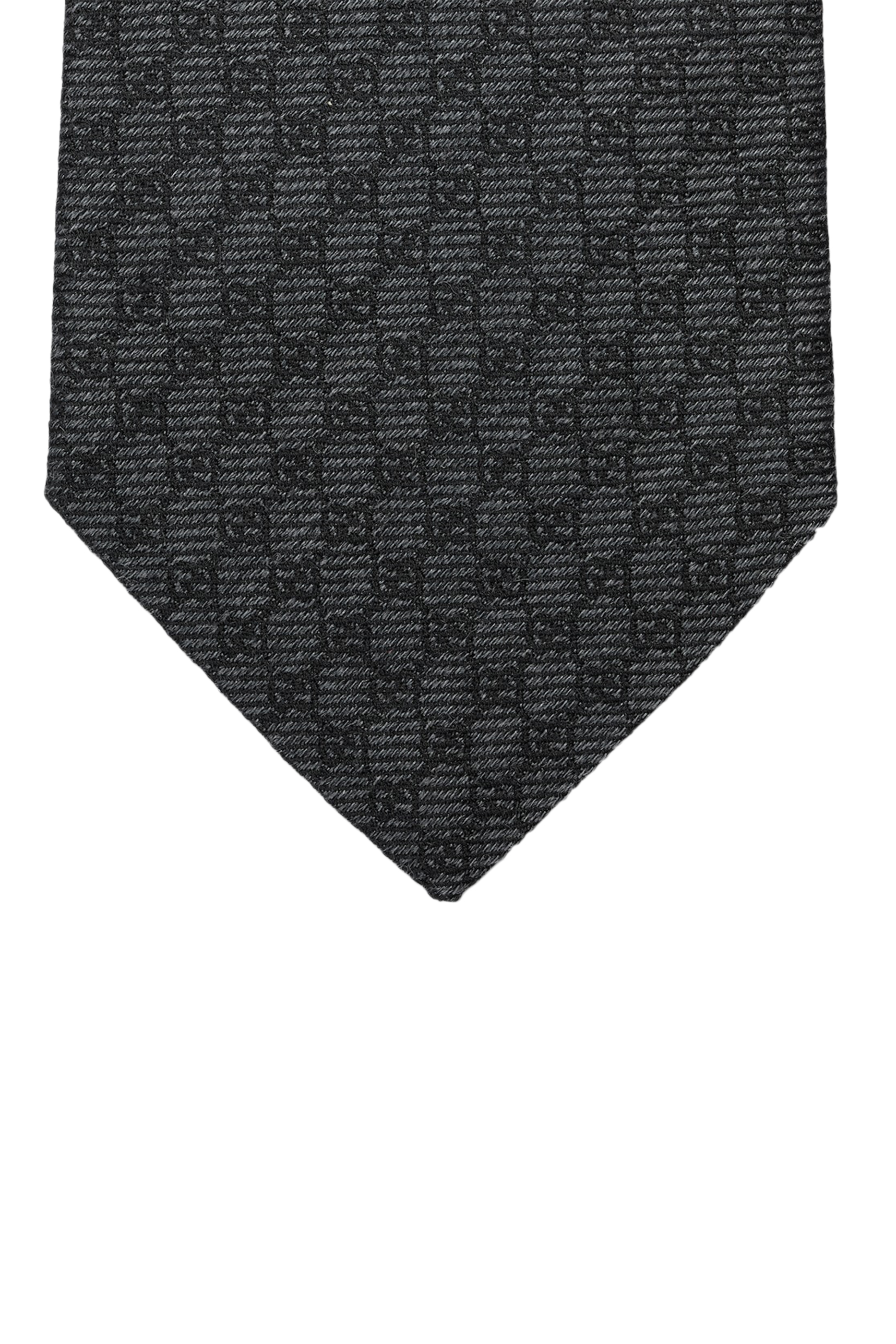 Interlocking G Silk Wool Tie