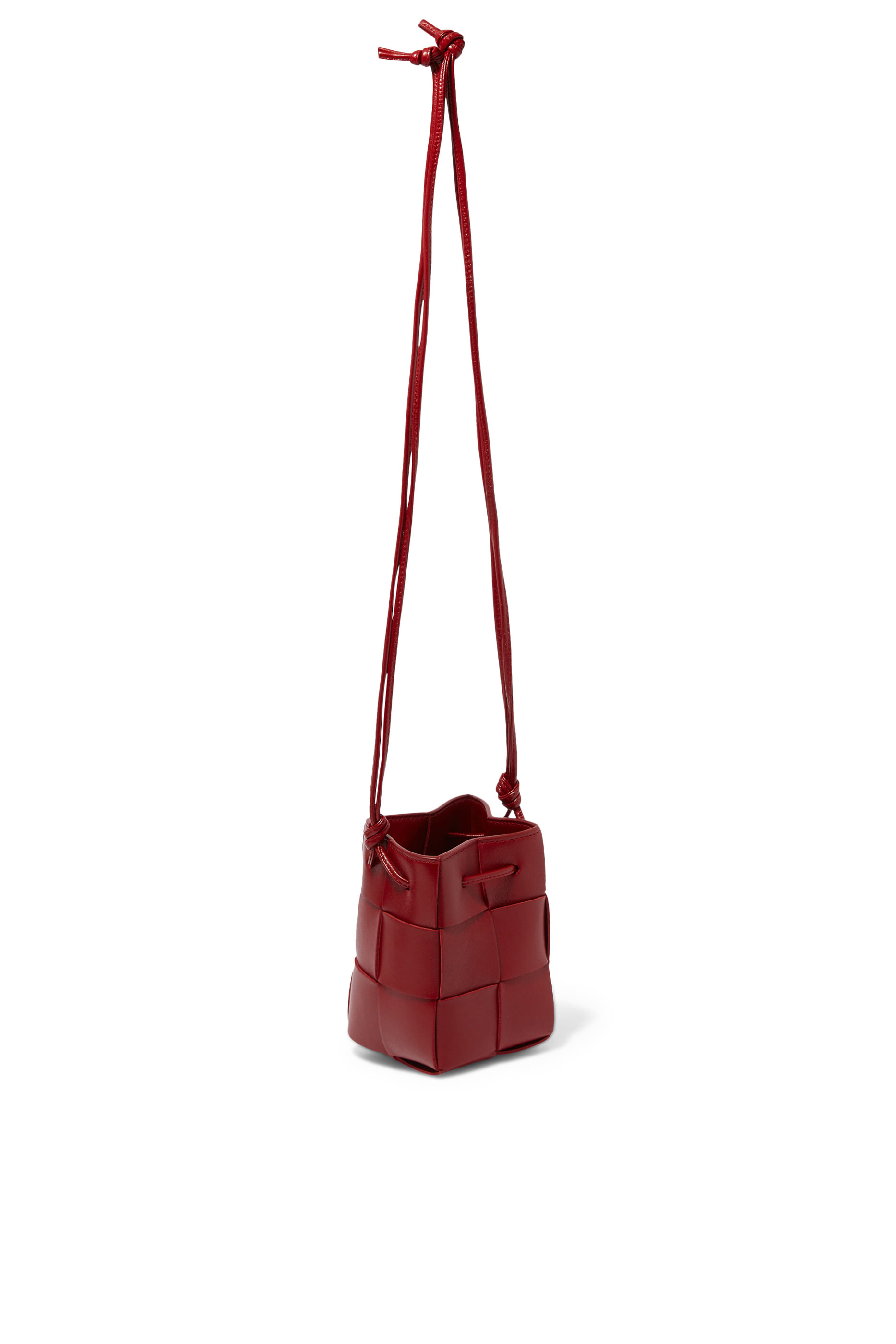 Mini Cassette Cross-Body Bucket Bag