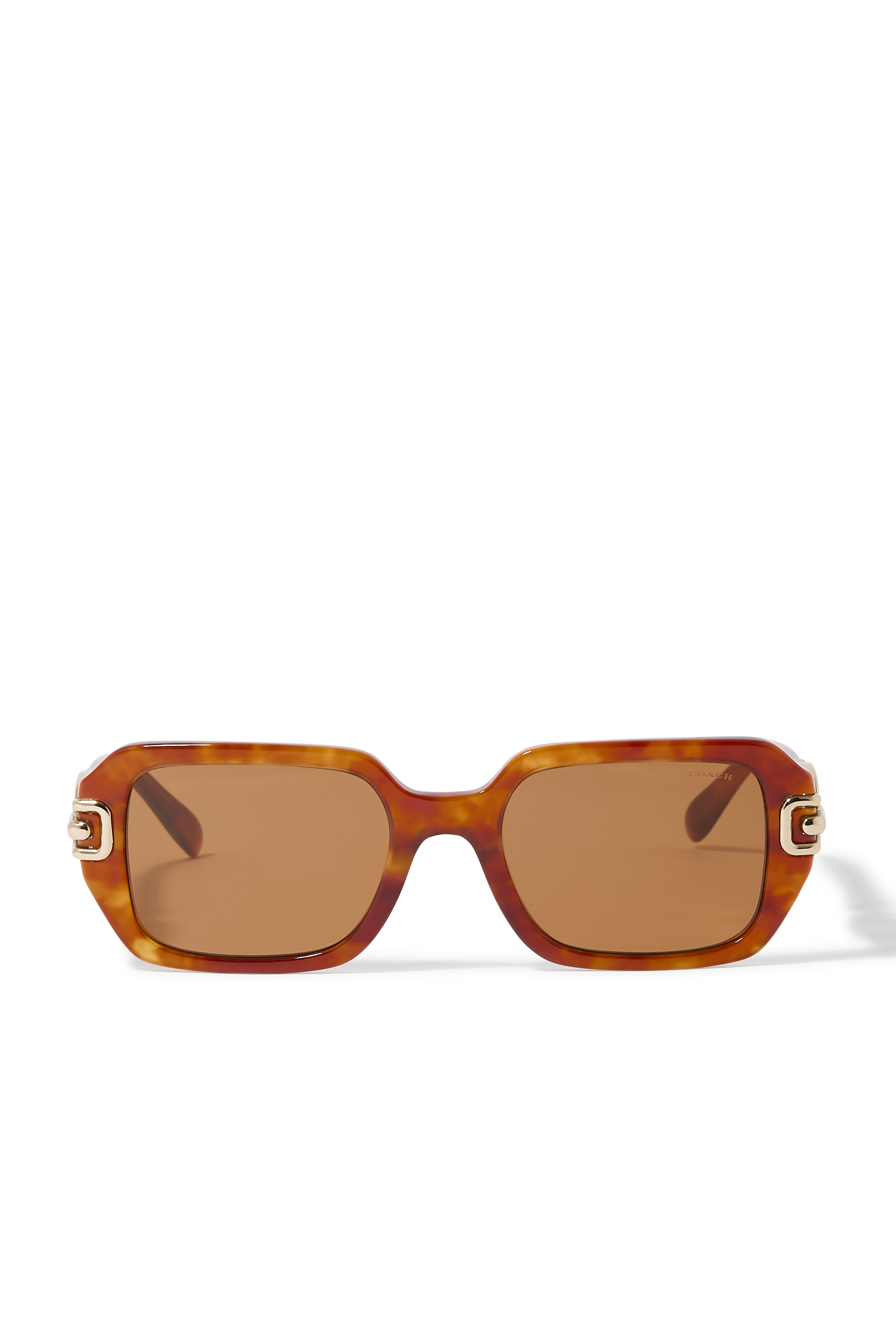 Horse & Carriage Rectangle Sunglasses