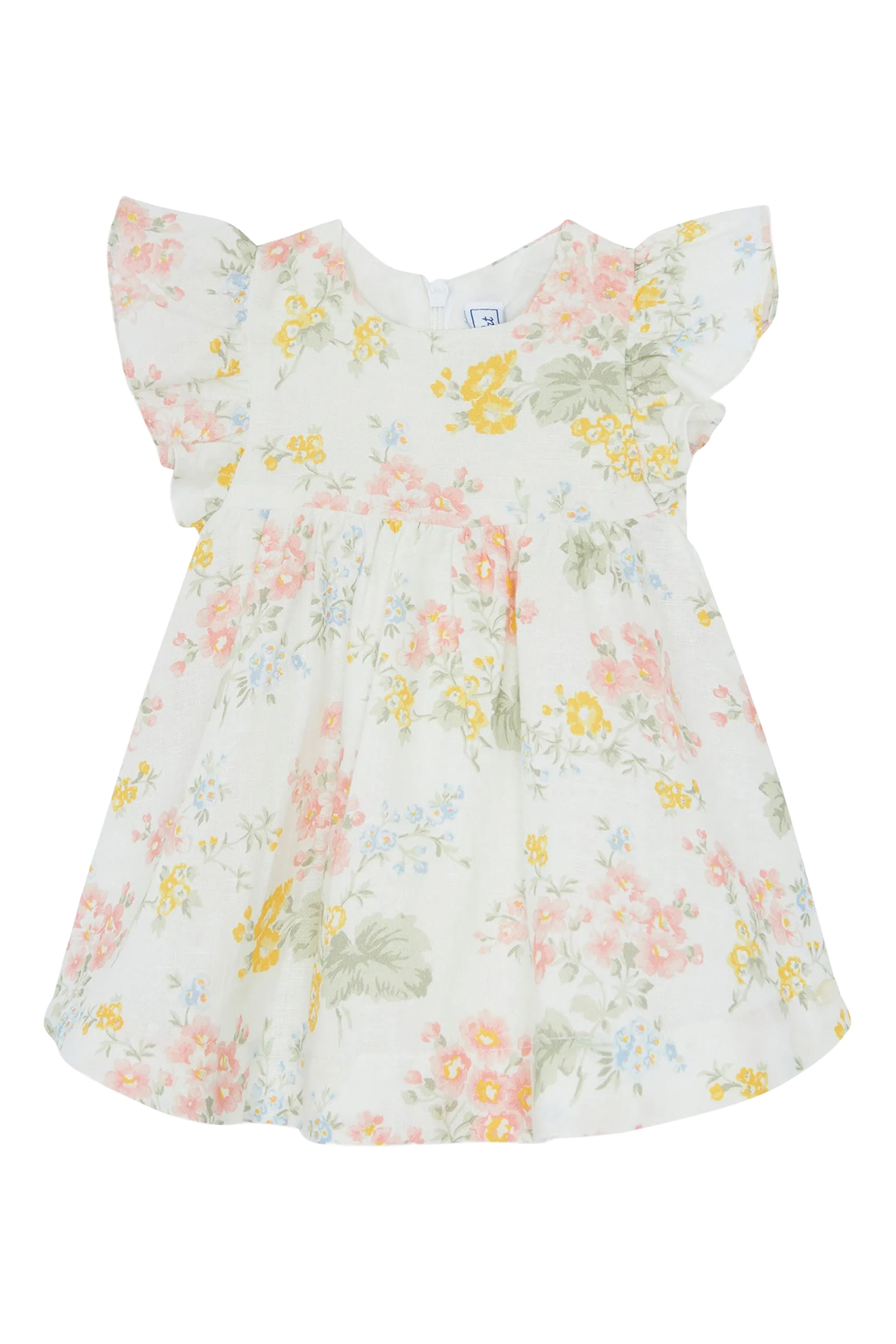 Kids Embroidered Floral Dress