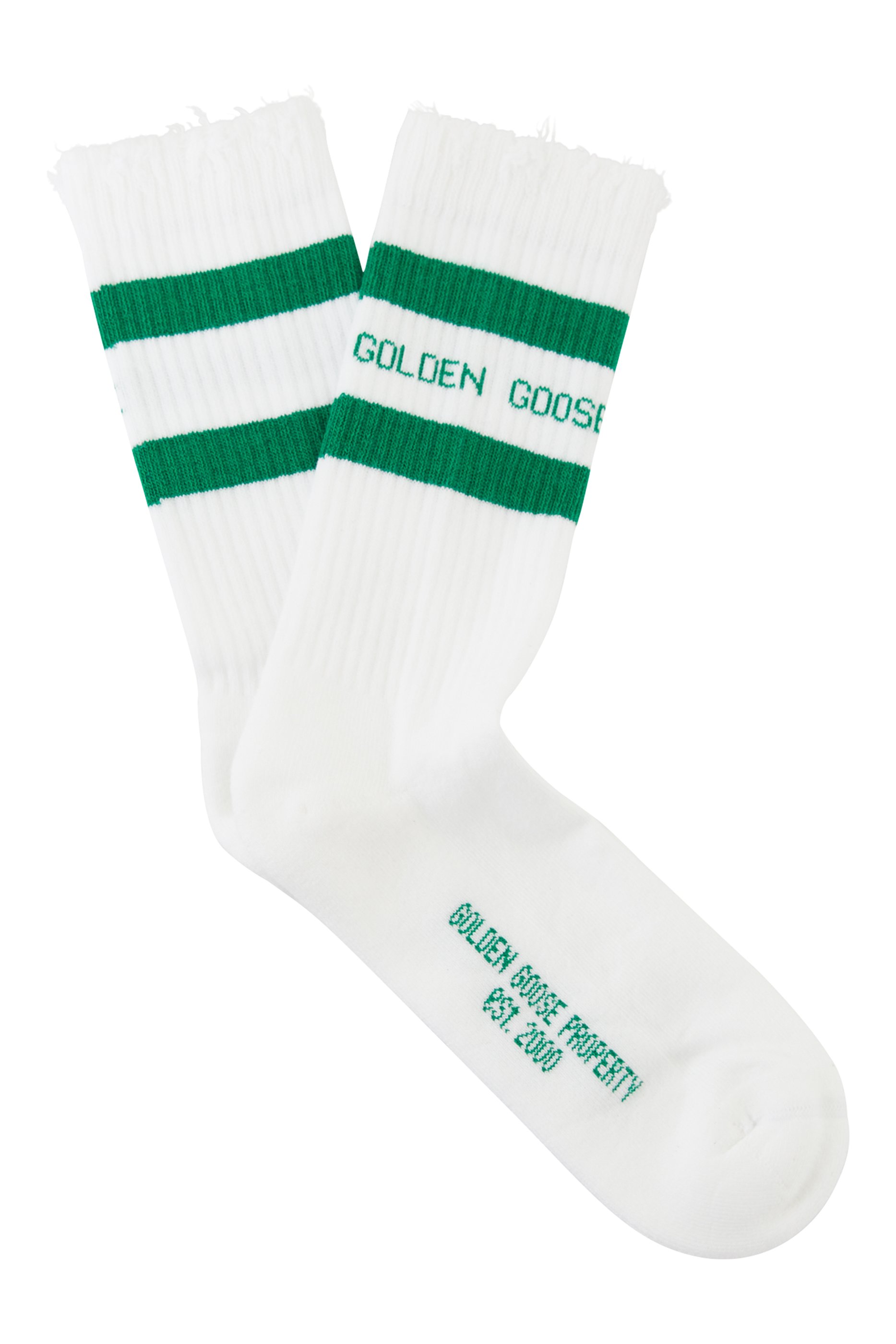 Distressed Cotton Socks