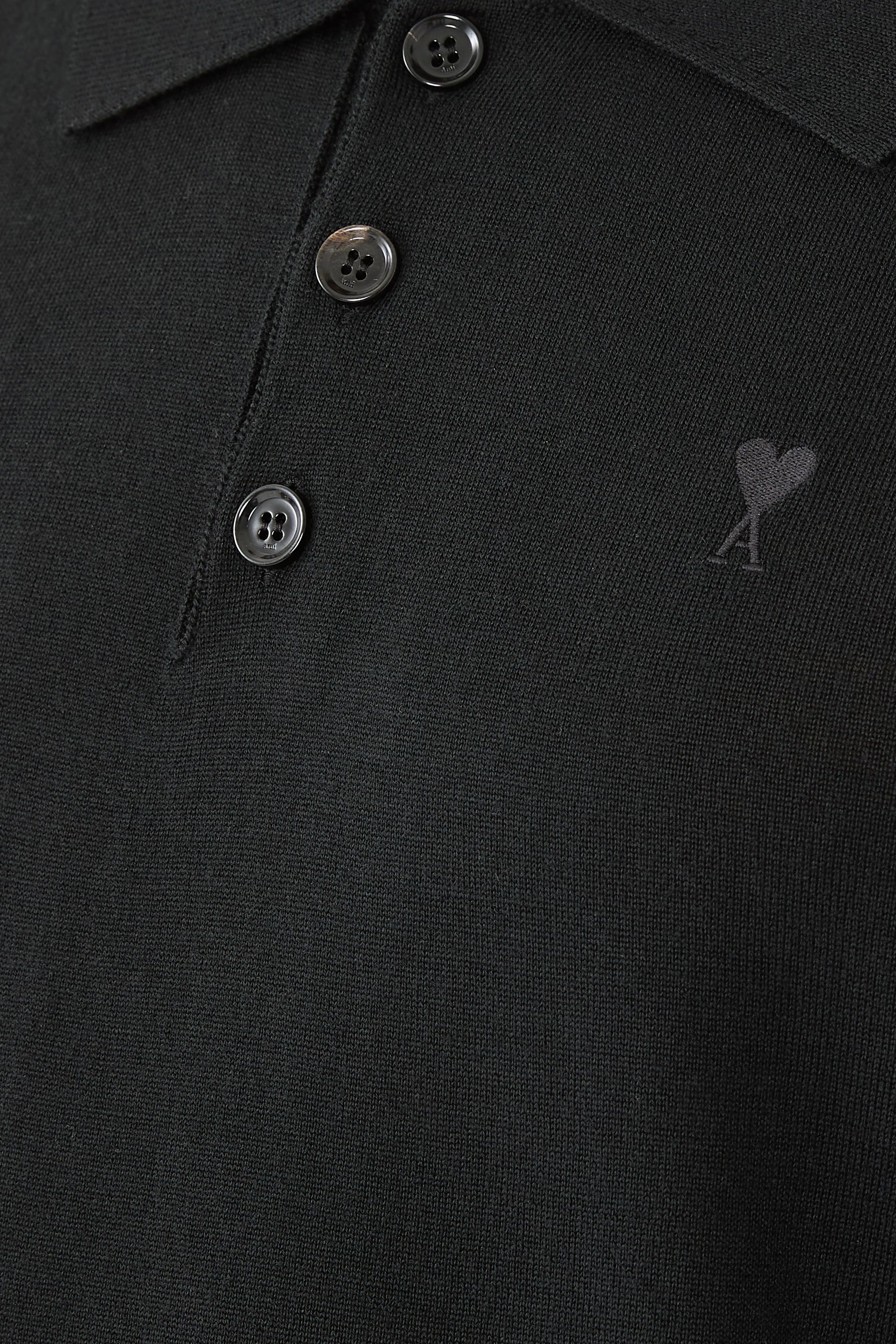 Wool Short Sleeves Ami De Coeur Polo