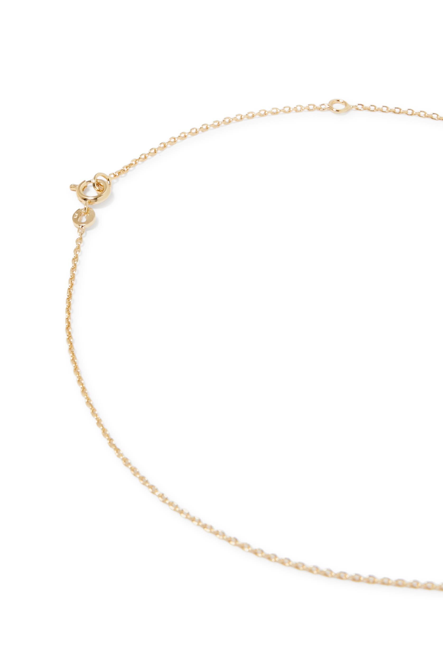 Mini Carlotta Necklace, 18K Gold Plating & Crystal