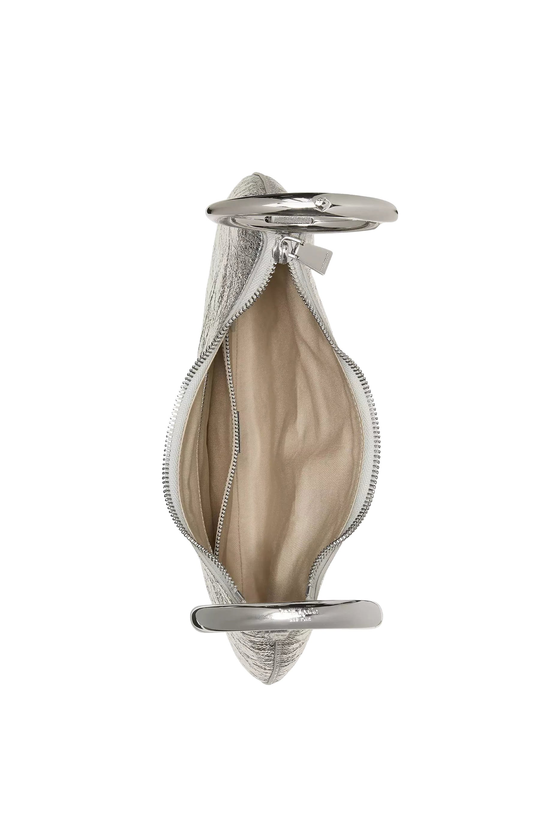 The Crinkle Metallic Bangle Bag