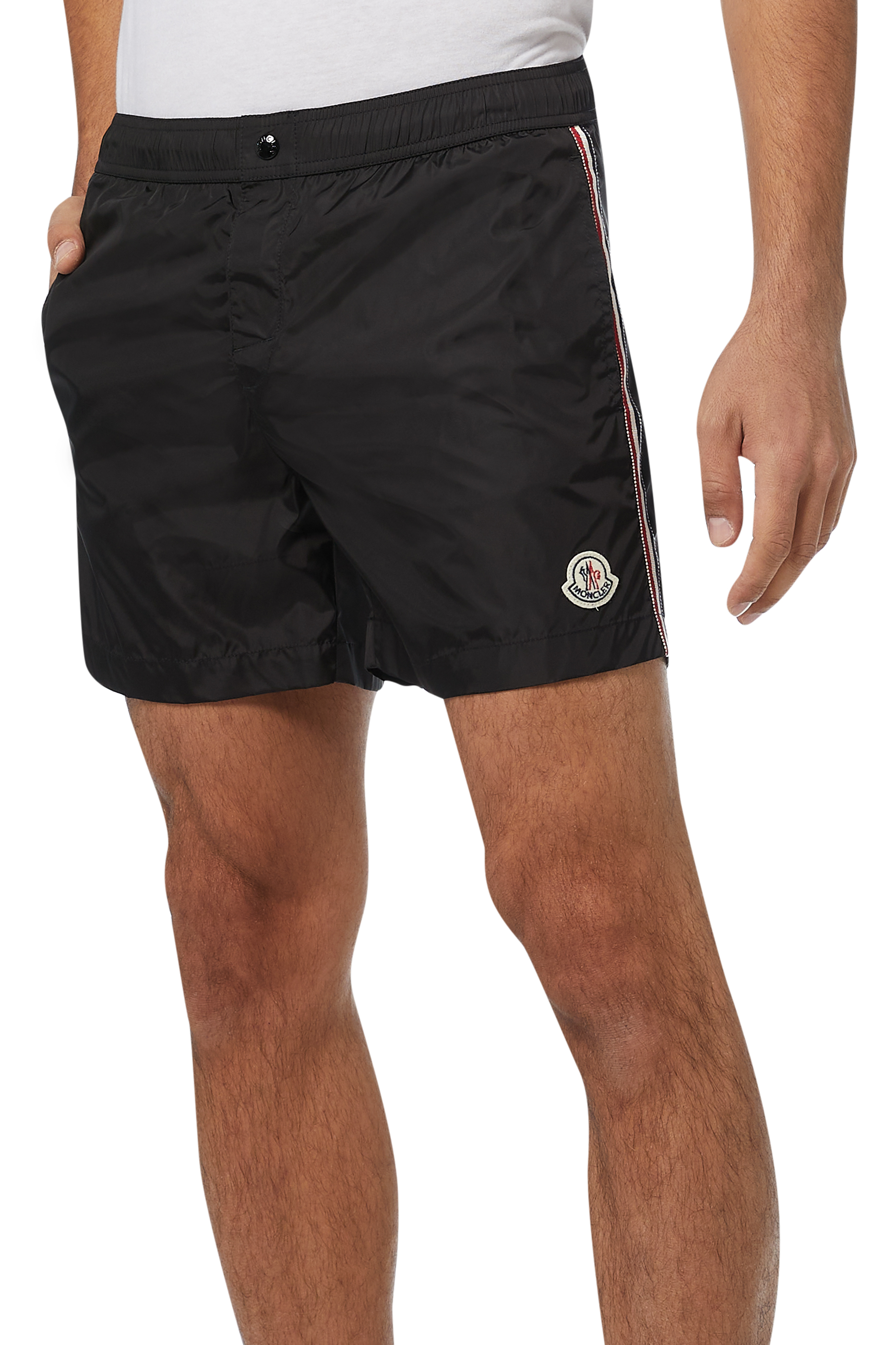 Buy Moncler Logo Stripe Swim Shorts for Mens | Bloomingdale's UAE