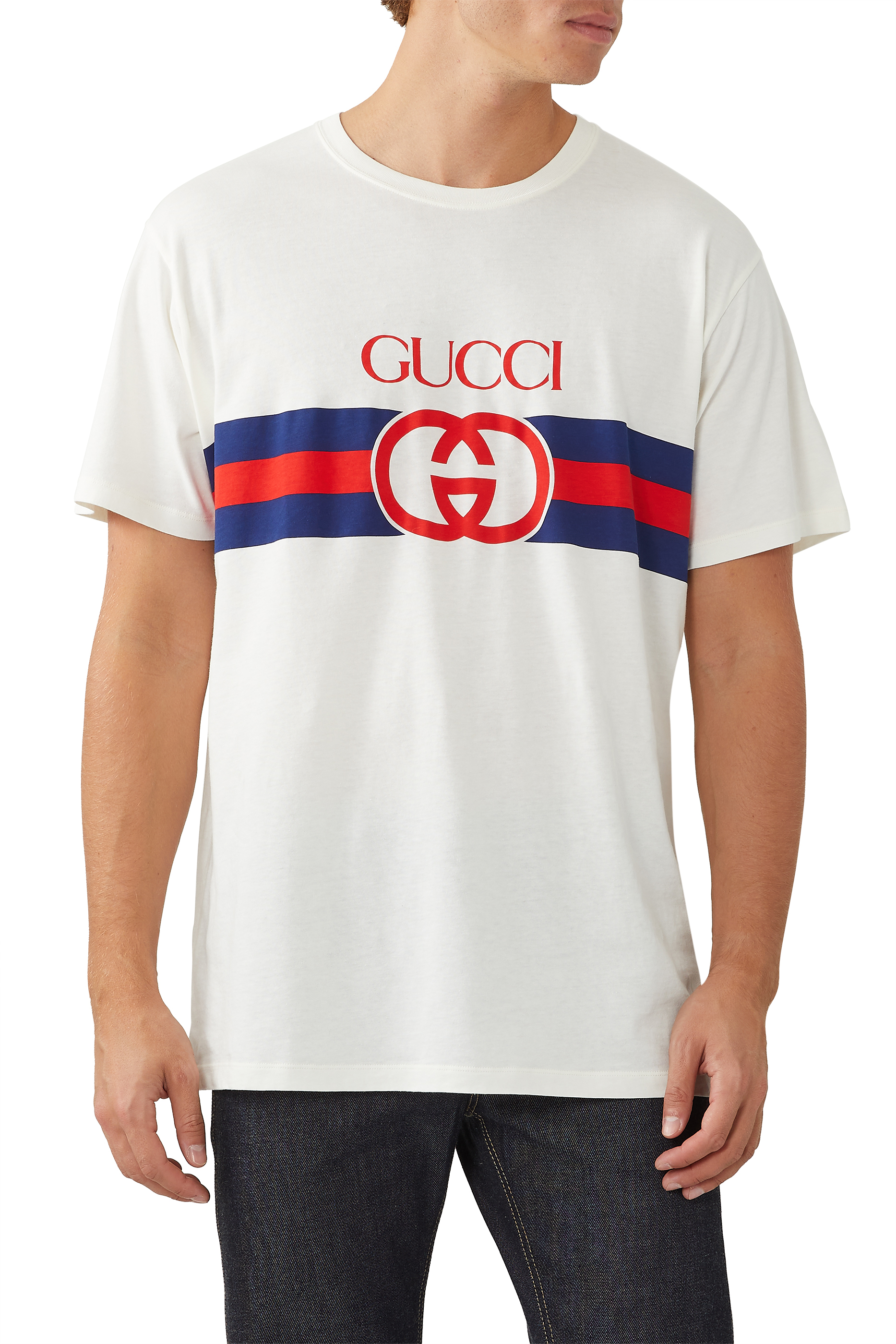 Striped Cotton Jersey T-Shirt