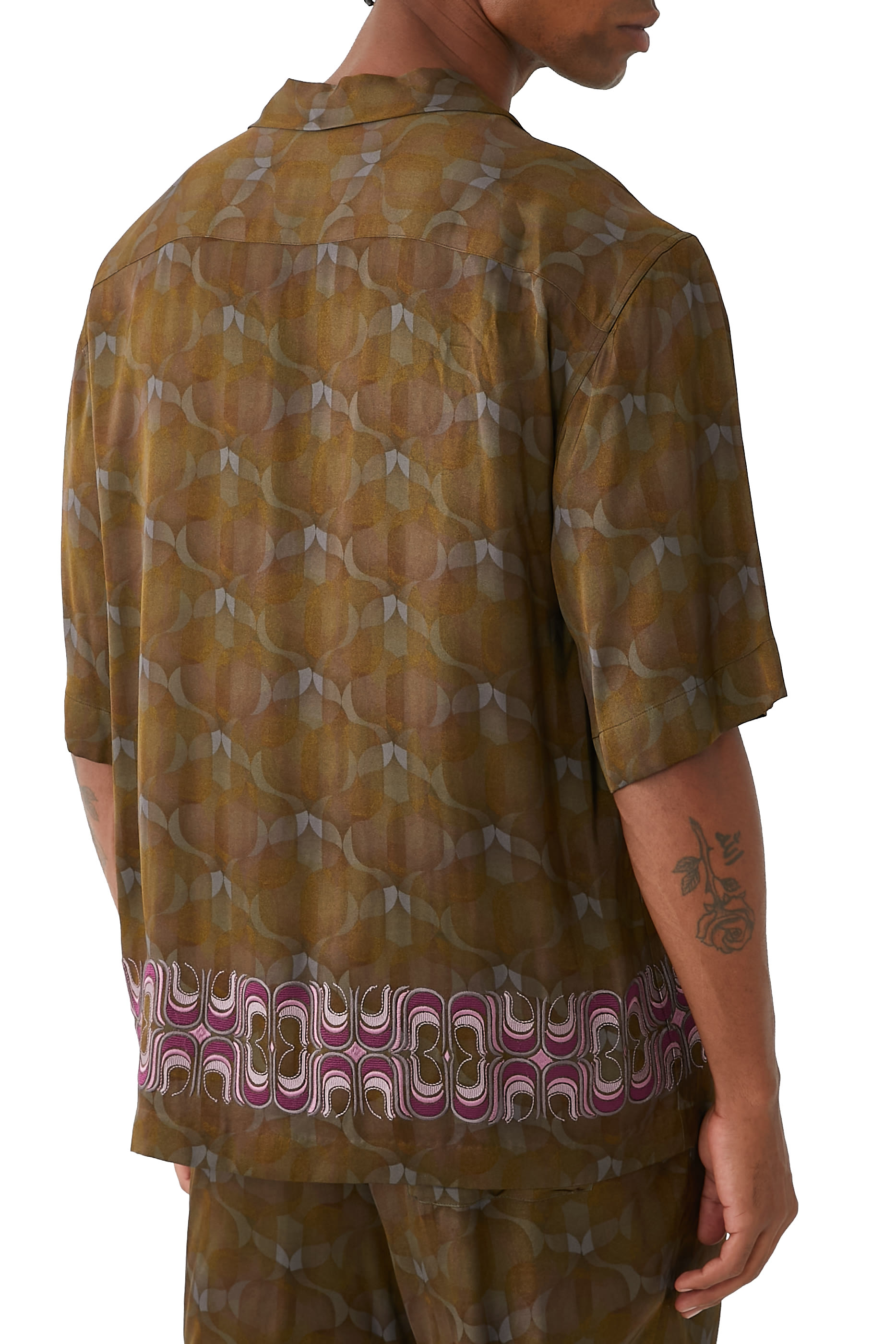 Boxy Embroidered Shirt