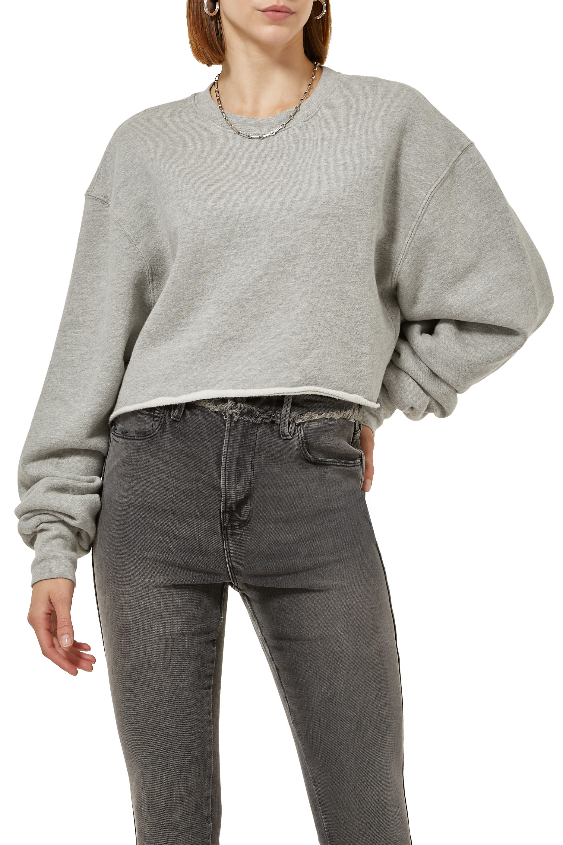 Plain Crew Neck Sweatshirt
