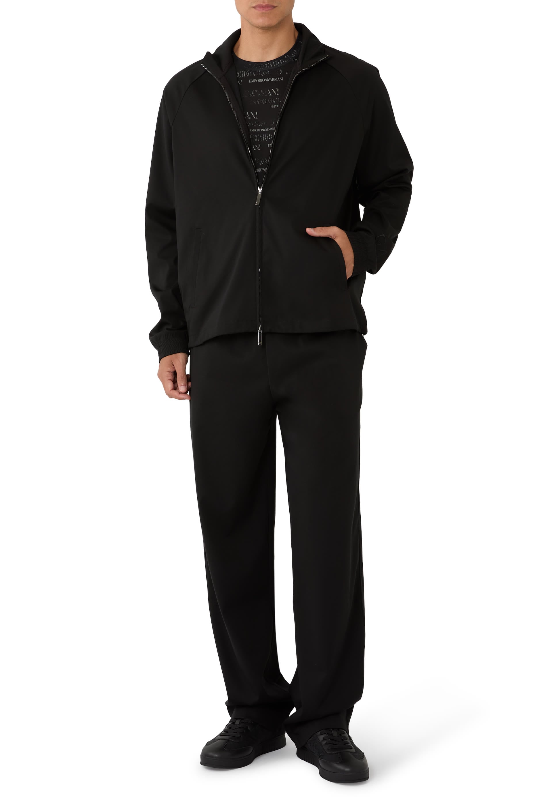 Interlock Jersey Full-Zip Sweatshirt