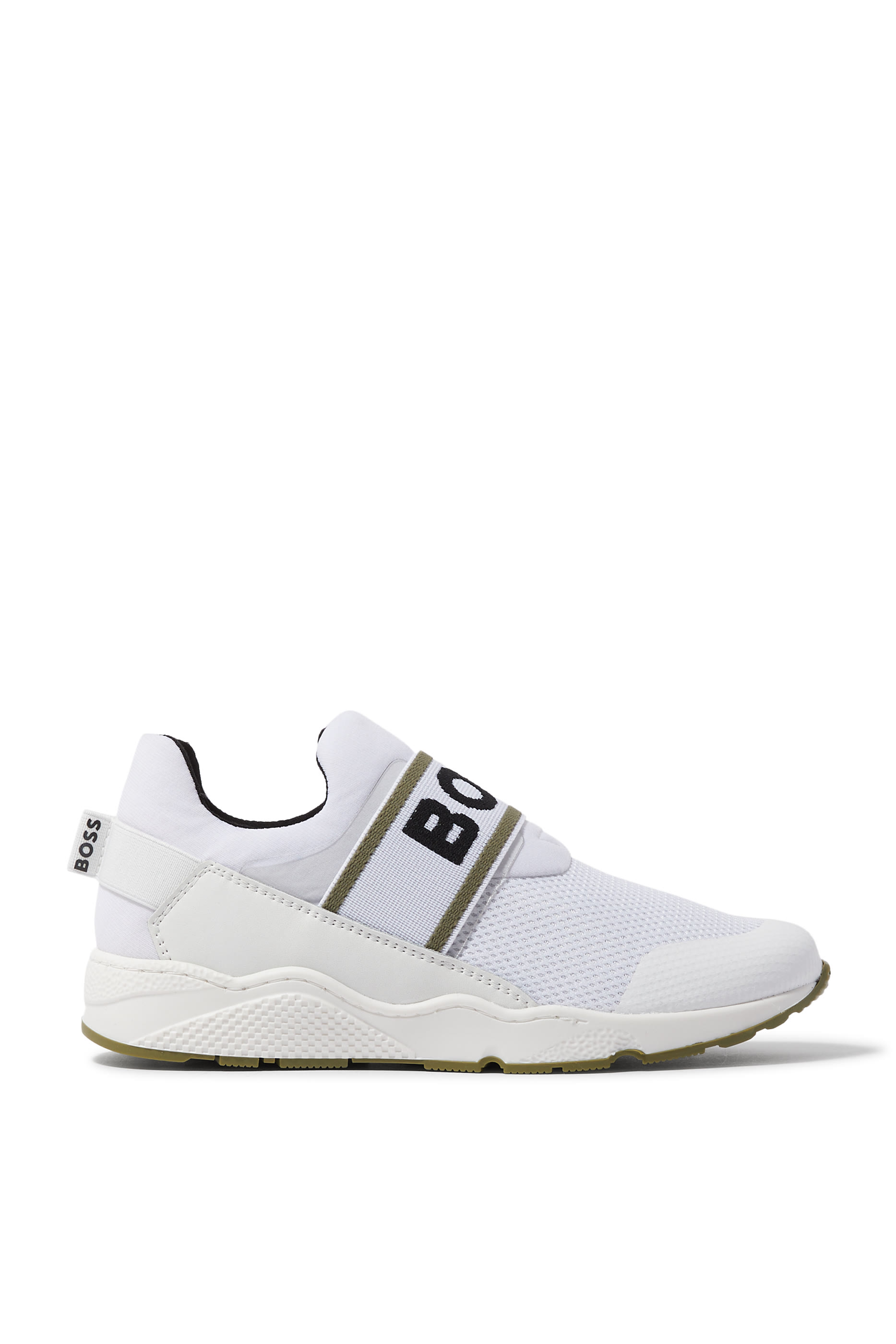 Kids' Leather & Mesh Sneakers