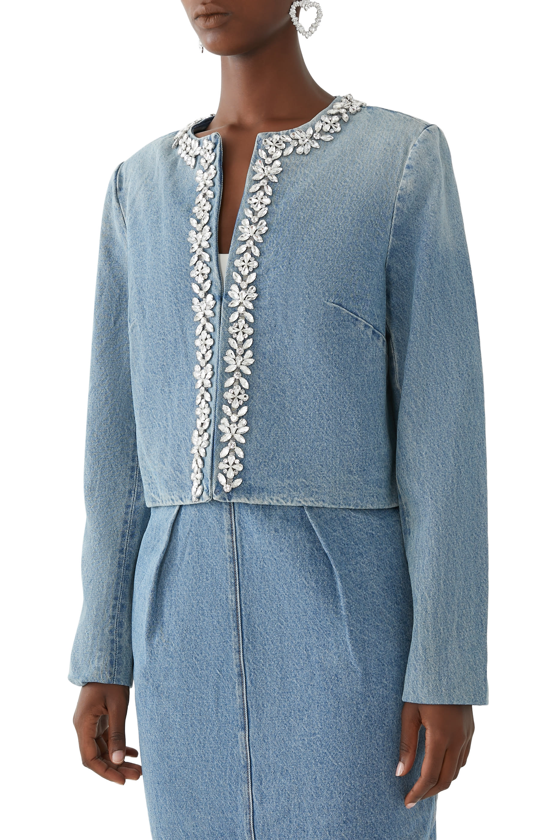 Crush Embellished Denim Jacket
