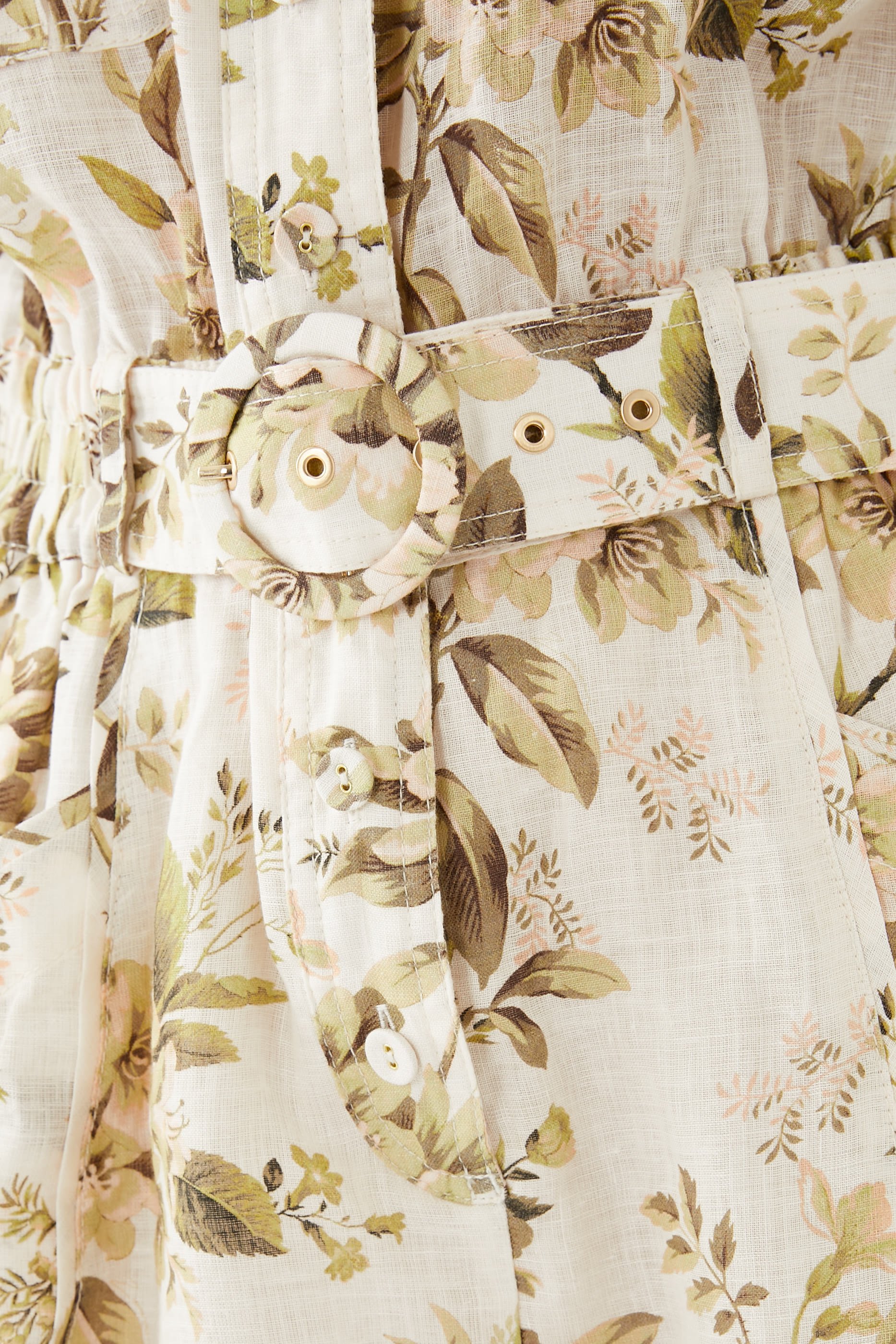 Panelled Belted Playsuit