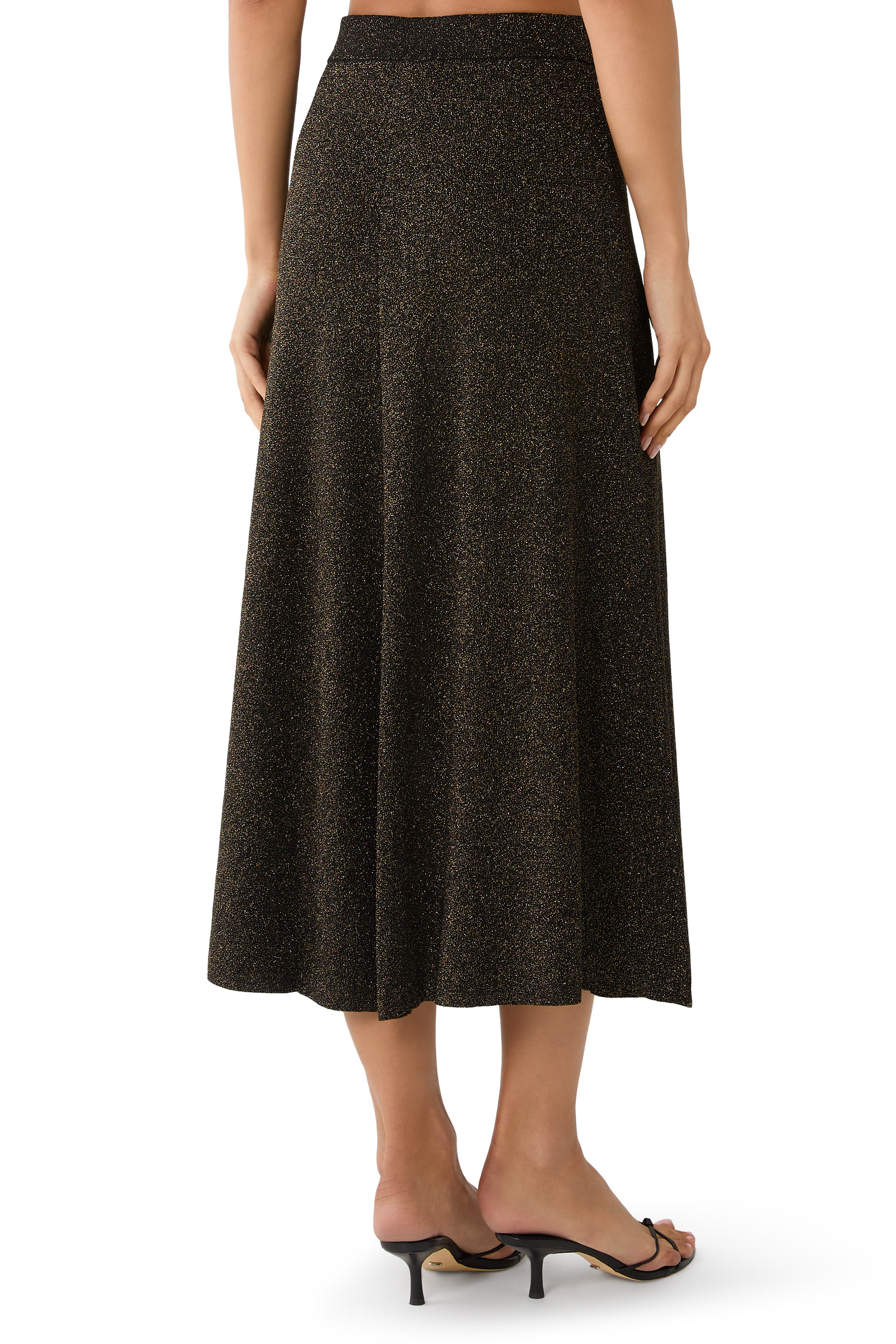 AX Logo Enveloping Midi Skirt