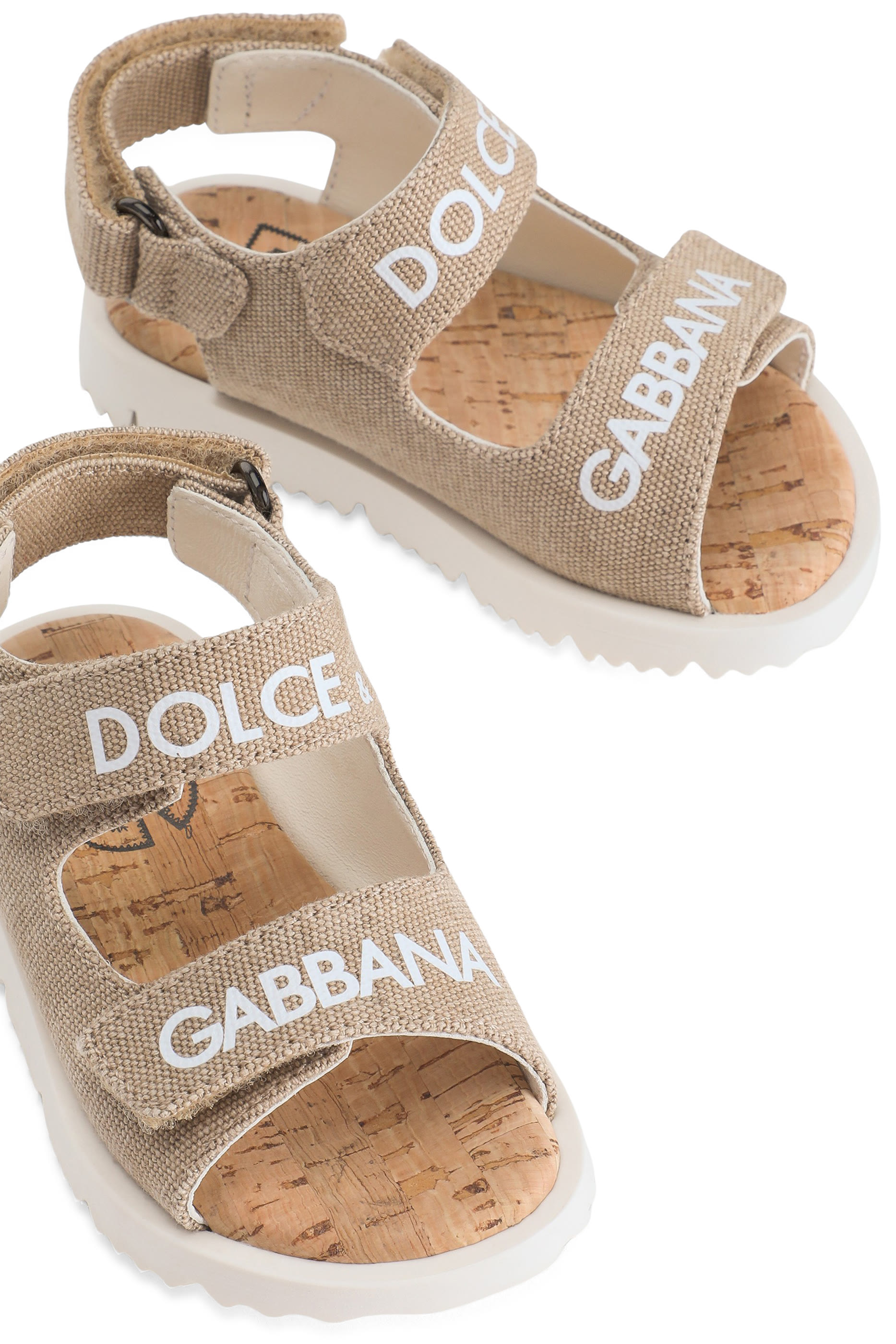 Kids Logo Canvas Sandals