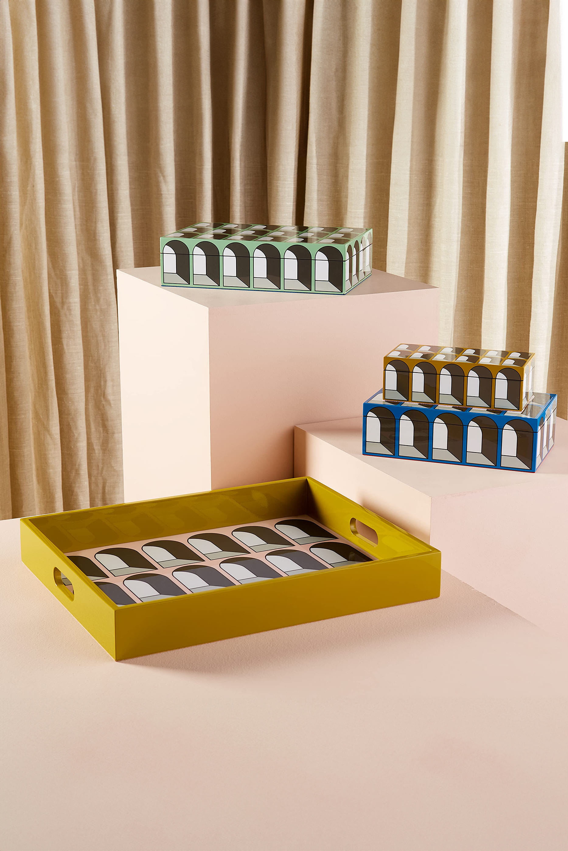 Large Arcade Lacquer Box