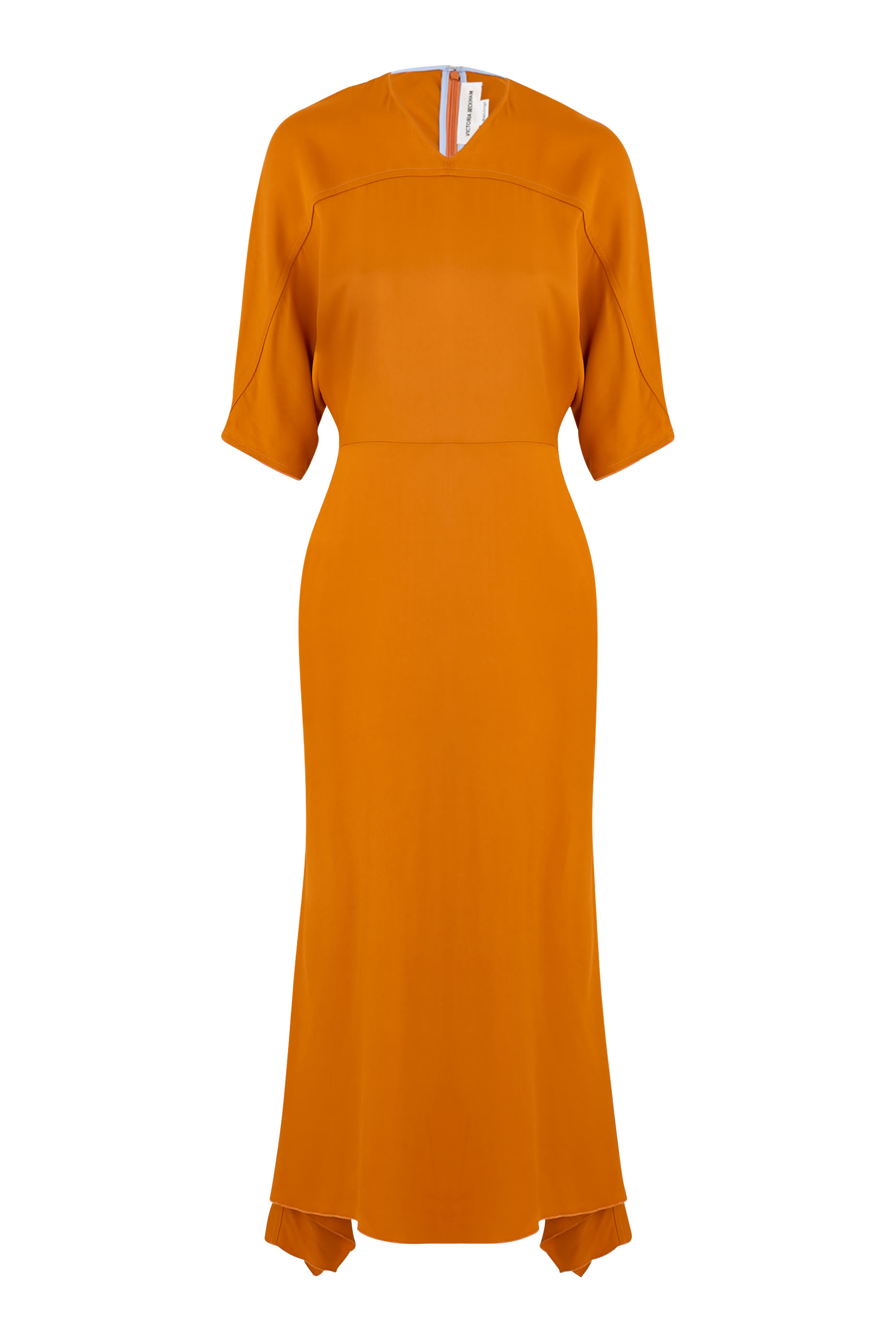 Drop Sleeve Kick Midi Dress