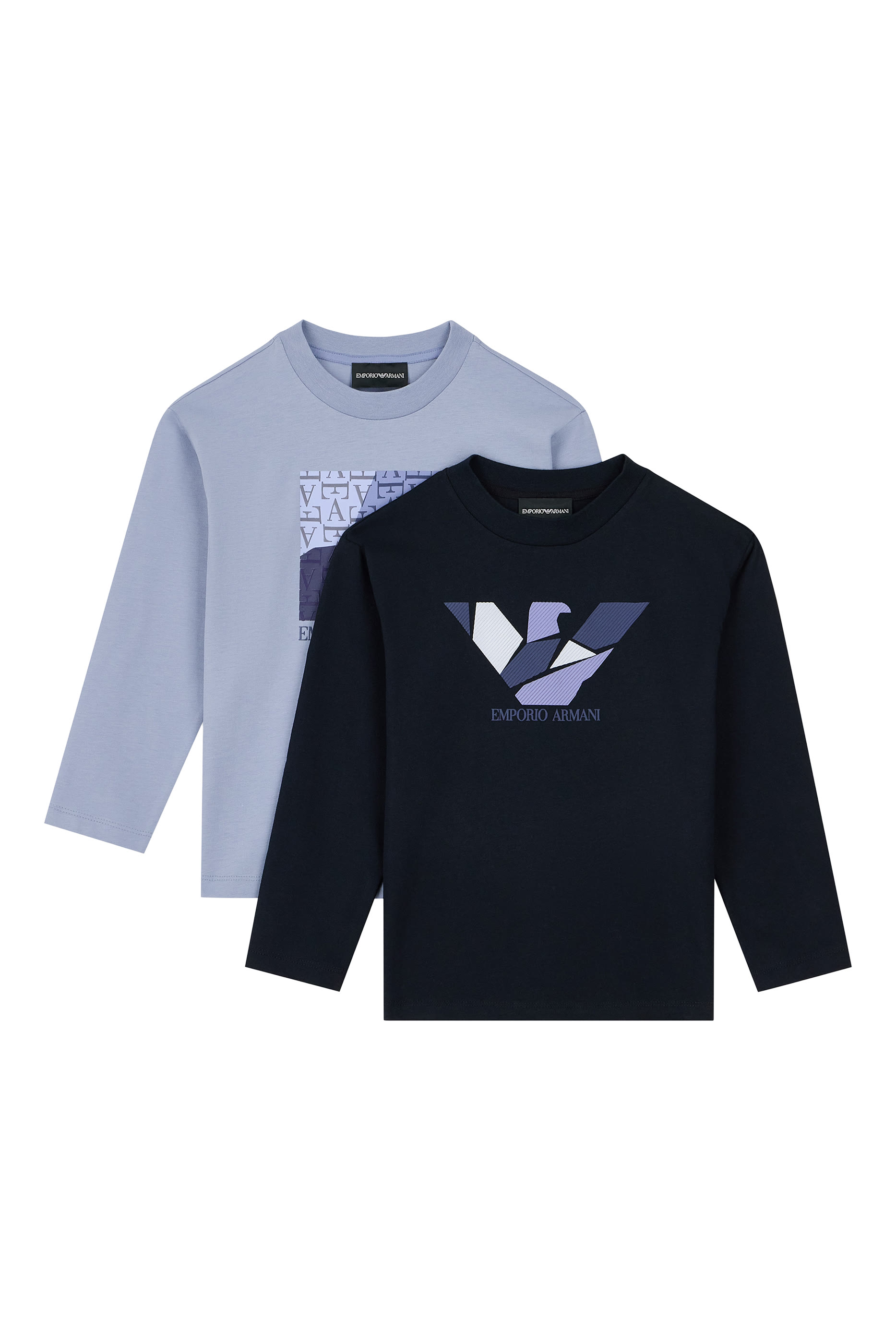 Kids Logo Graphic Print T-Shirt, Set of 2