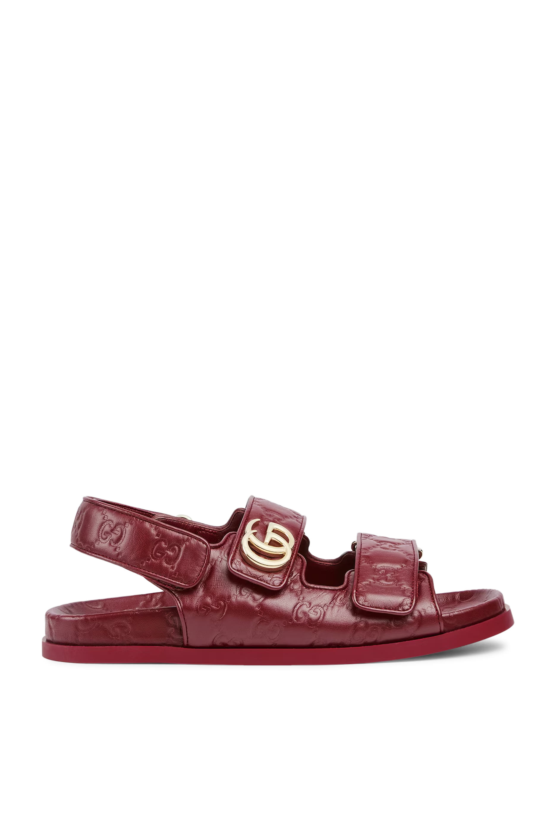 Double G Leather Sandals
