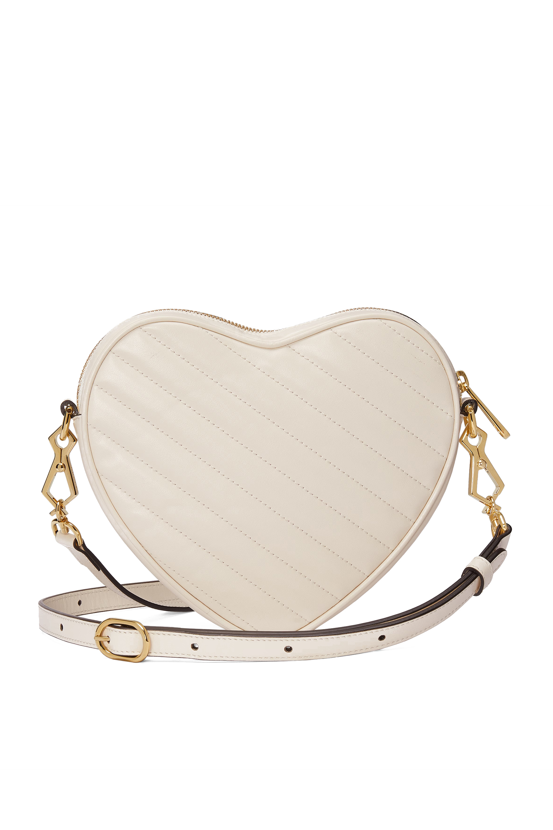 Interlocking G Heart Shoulder Bag