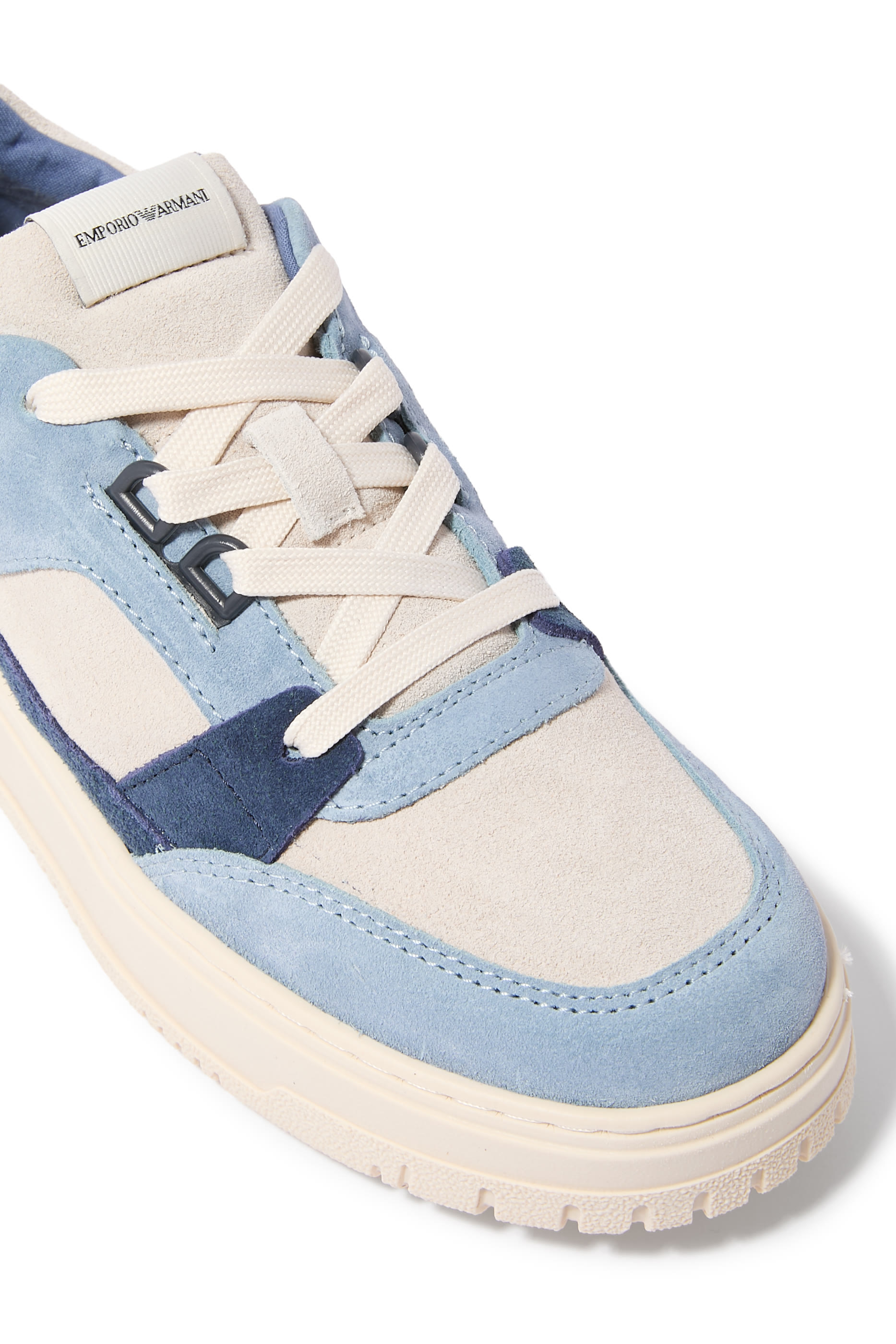 Kids Lace-up Suede Sneakers