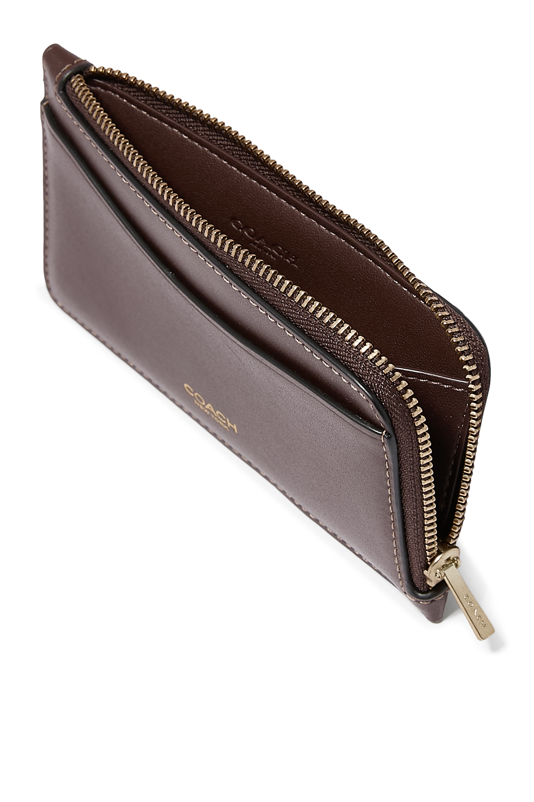 Leather Zip Around Wallet