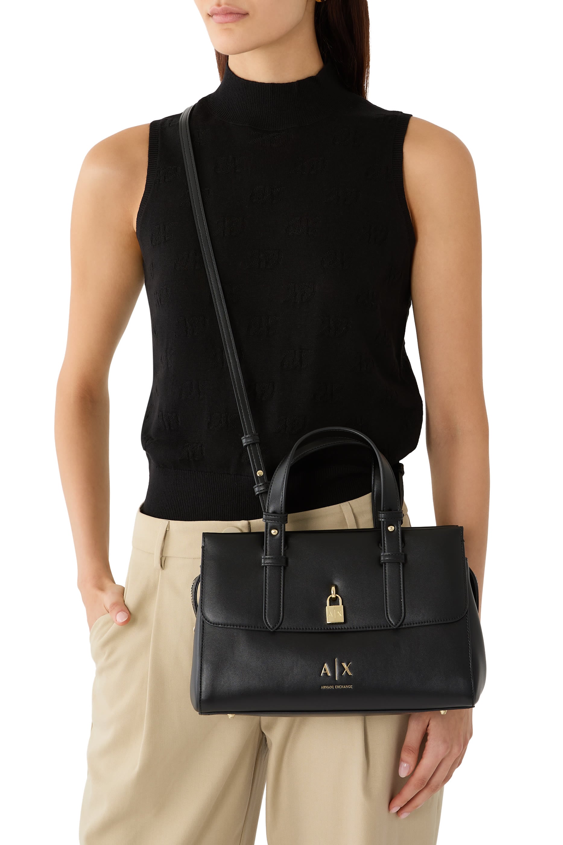 Coated Exterior Tote Shopping Bag