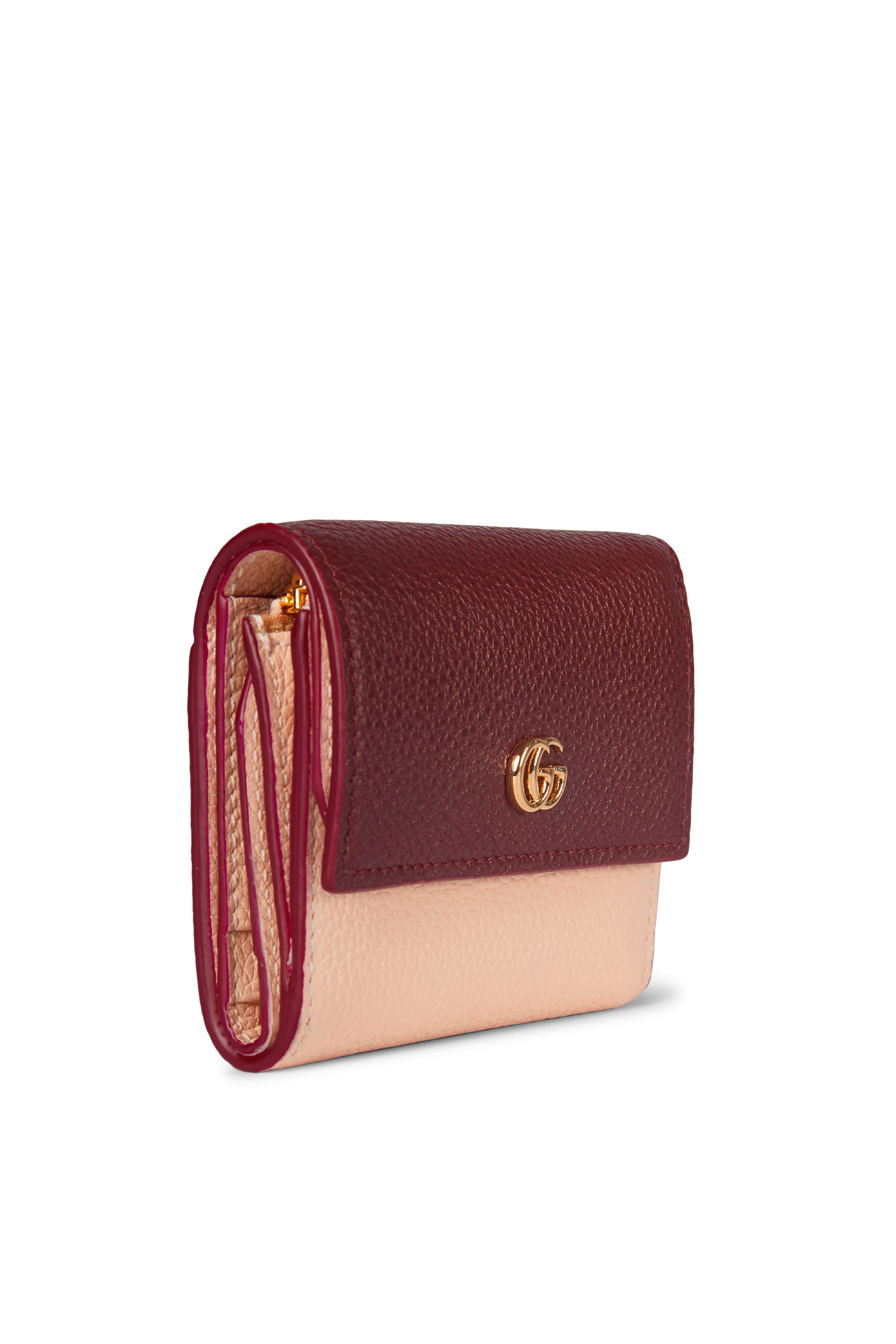 Bi-color GG Marmont Mini Wallet