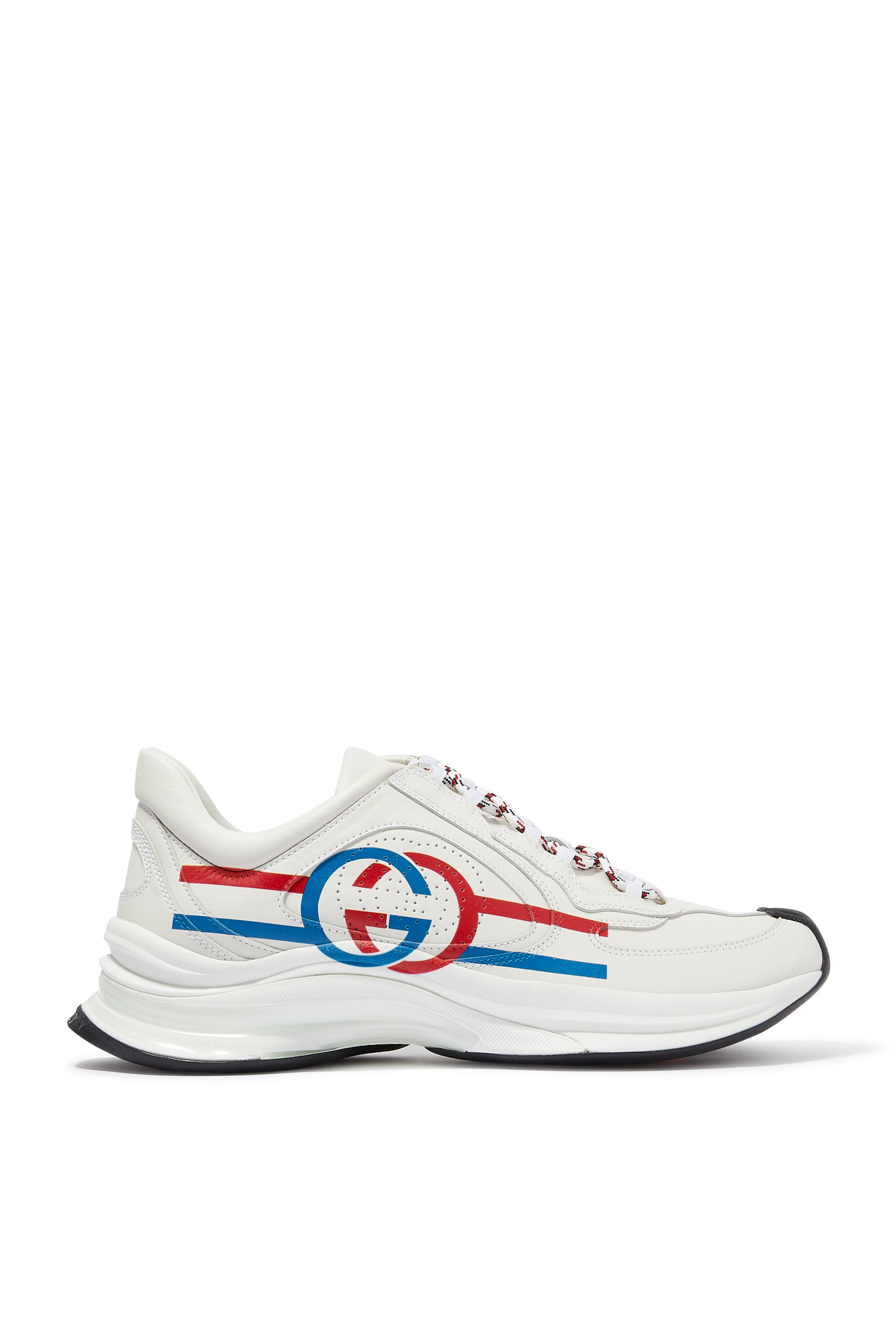 Run Leather Sneakers